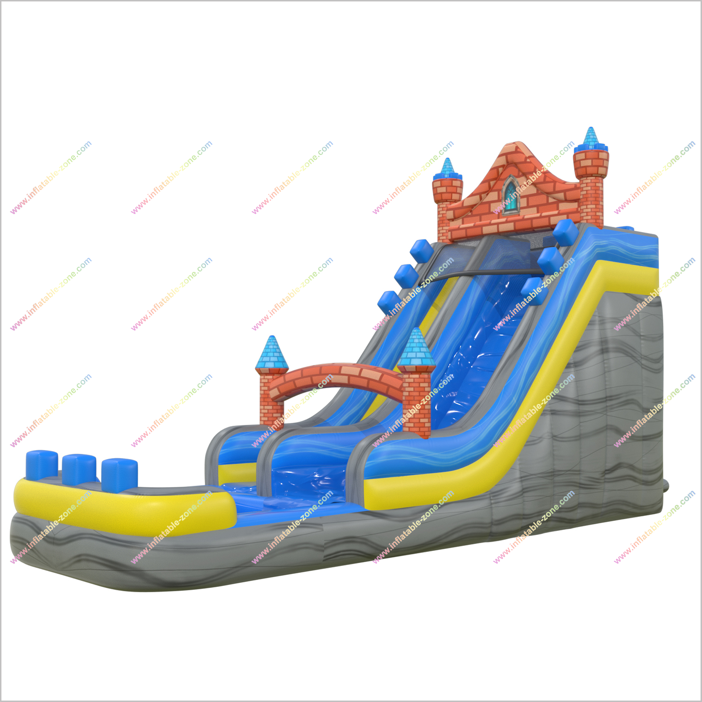 Commercial Kids Adults Inflatable Castle Water Slide Backyard Outdoor Play Equipment Rent Waterslide Party Pool Near Me