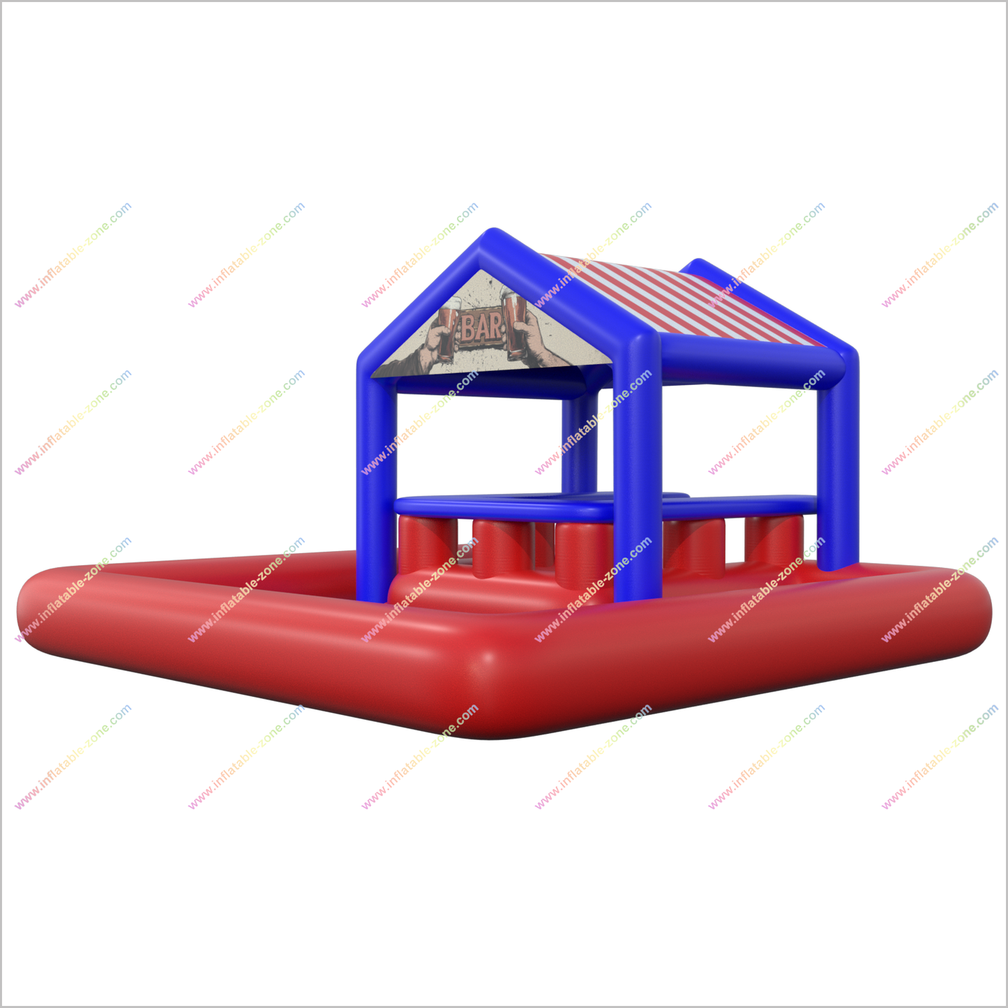 Inflatable Swimming Pool Bar Leisure Sport Platform Party Pool Table Bar Fun Activities Near Me