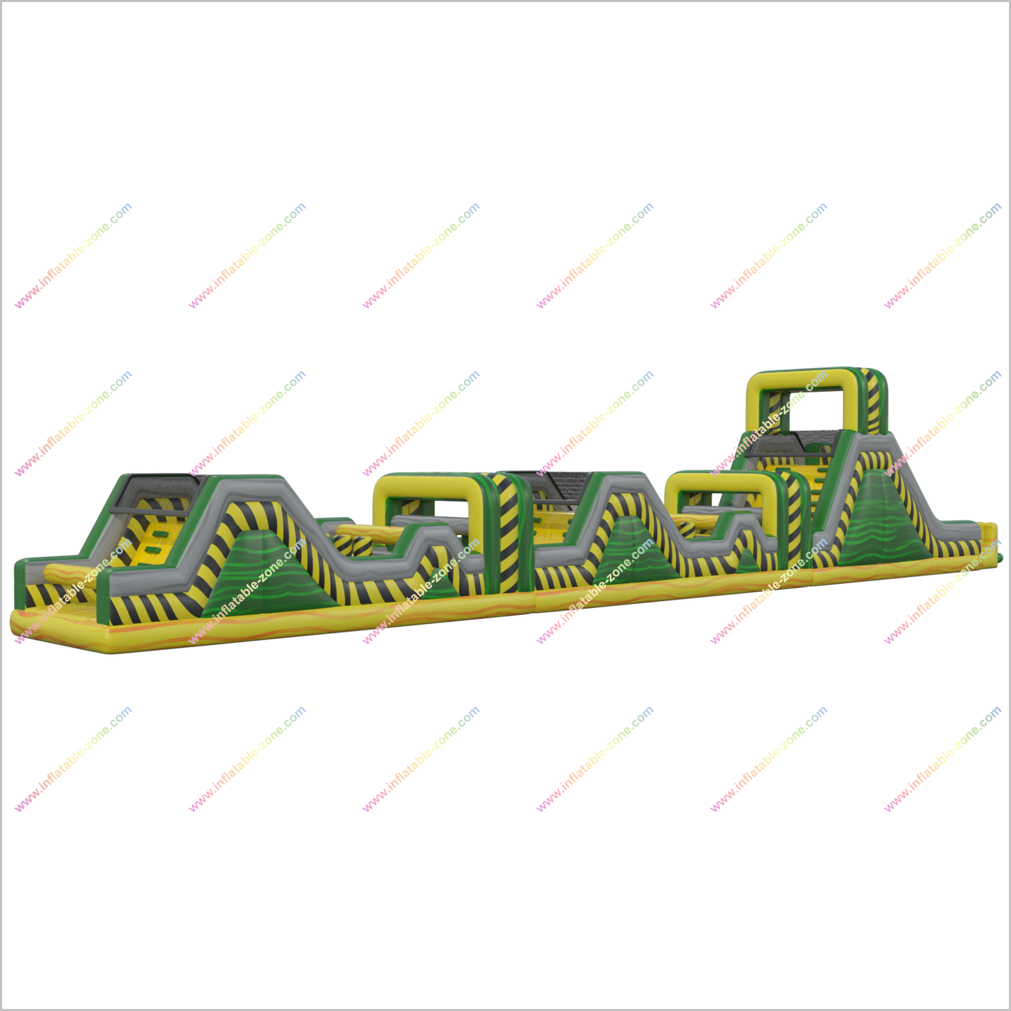 Danger Zone Toxic Inflatable Obstacle Course Ninja Warrior Challenge Mega Run Team Building Obstacle Course Near Me