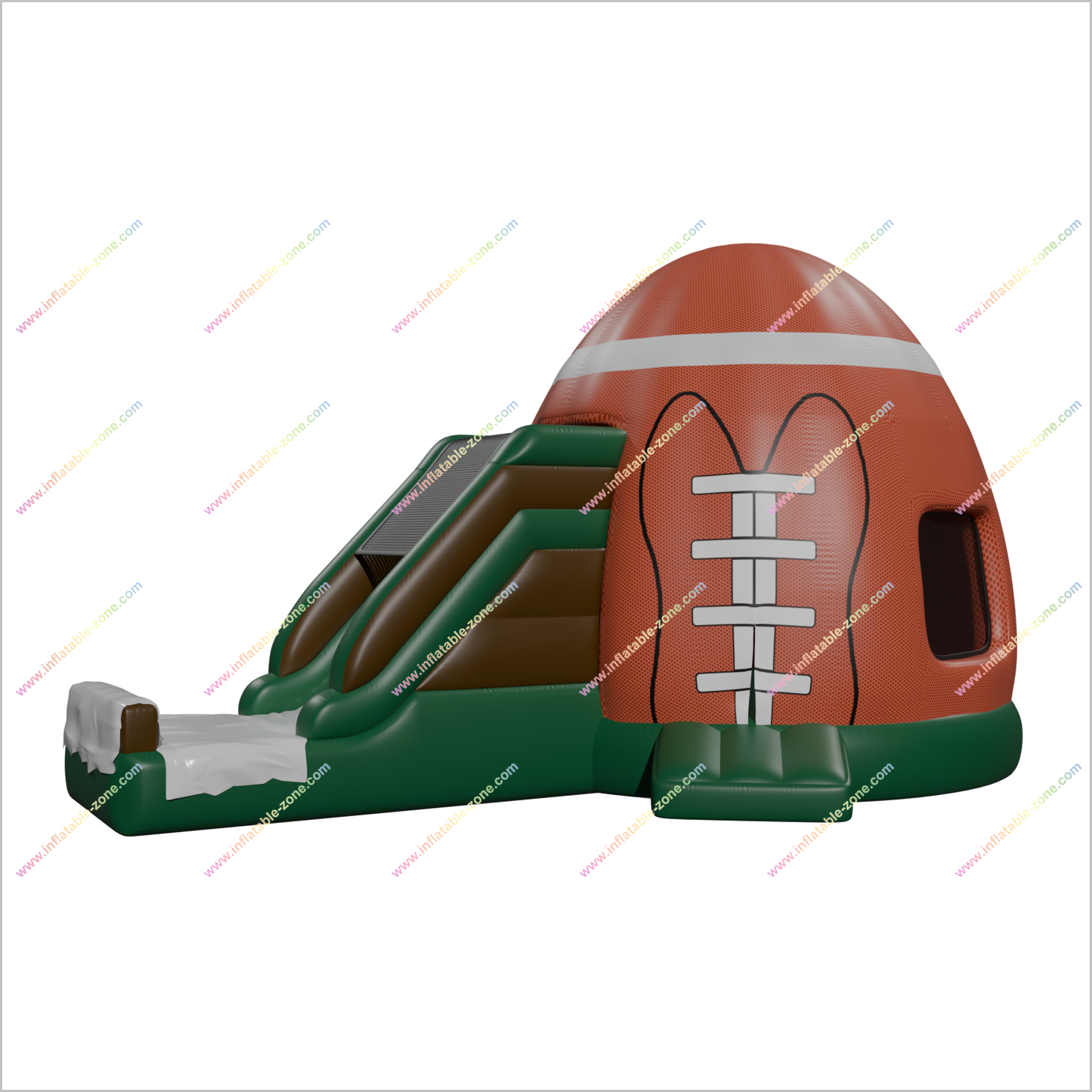 Football Combo Bounce And Slide Inflatable Games Rentals Near Me Small Bouncy Castle With Slide - Inflatable-Zone