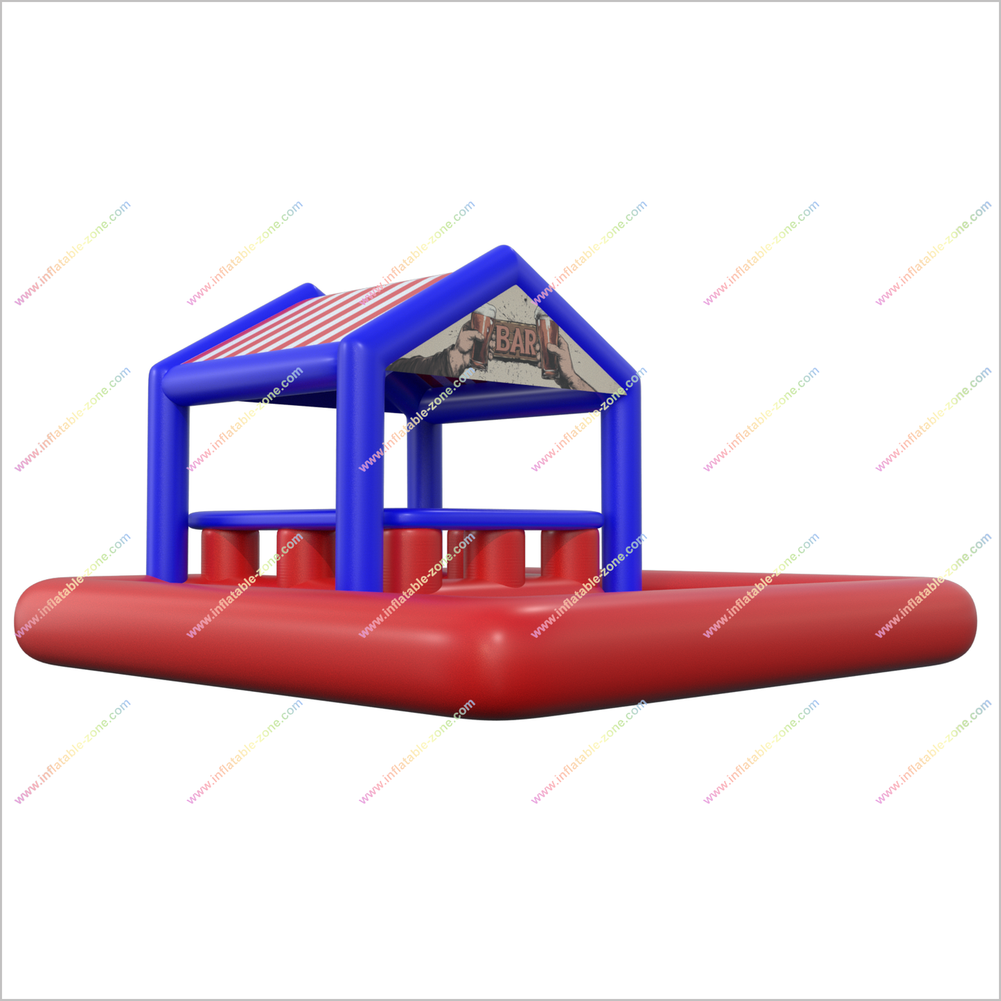 Inflatable Swimming Pool Bar Leisure Sport Platform Party Pool Table Bar Fun Activities Near Me
