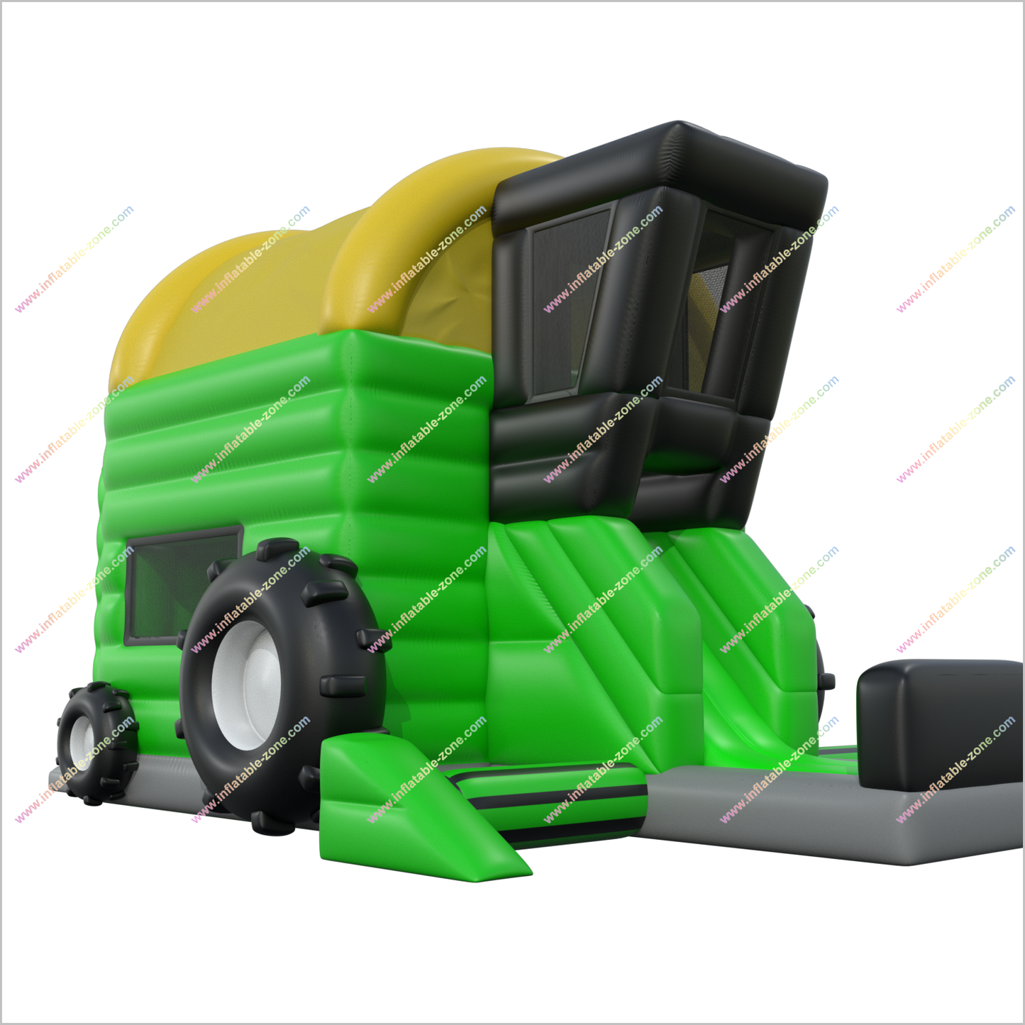 Inflatable Tractor Bounce House With Slide Rentals Outdoor Events Near Me Small Bouncy Castle And Slide Combo Perfect - Inflatable-Zone