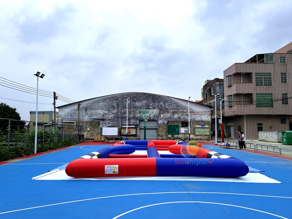 Event-Ready Inflatable Soccer Playground Inflatable Soccer Fun Arena Outdoor Excitement Fun for Everyone