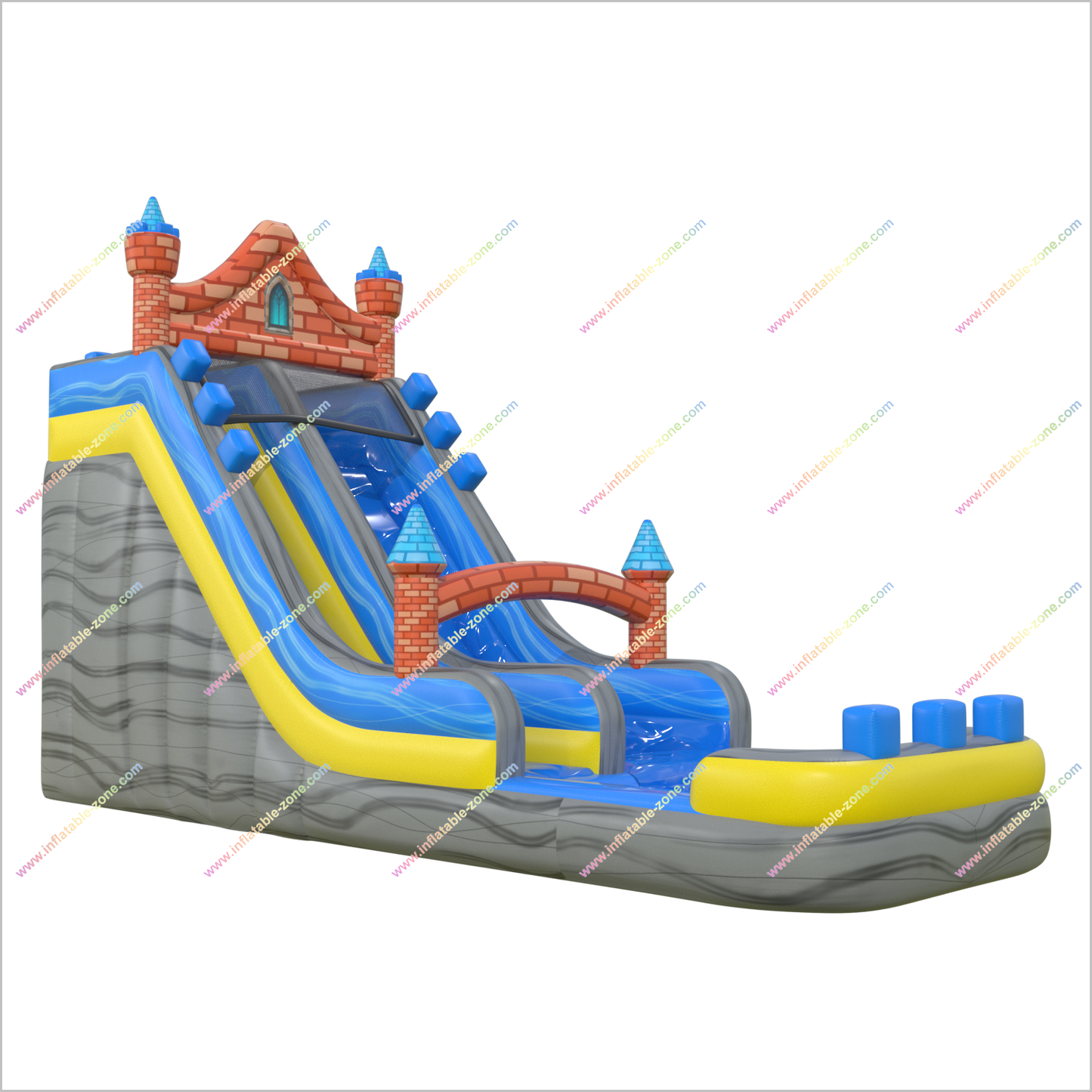 Commercial Kids Adults Inflatable Castle Water Slide Backyard Outdoor Play Equipment Rent Waterslide Party Pool Near Me