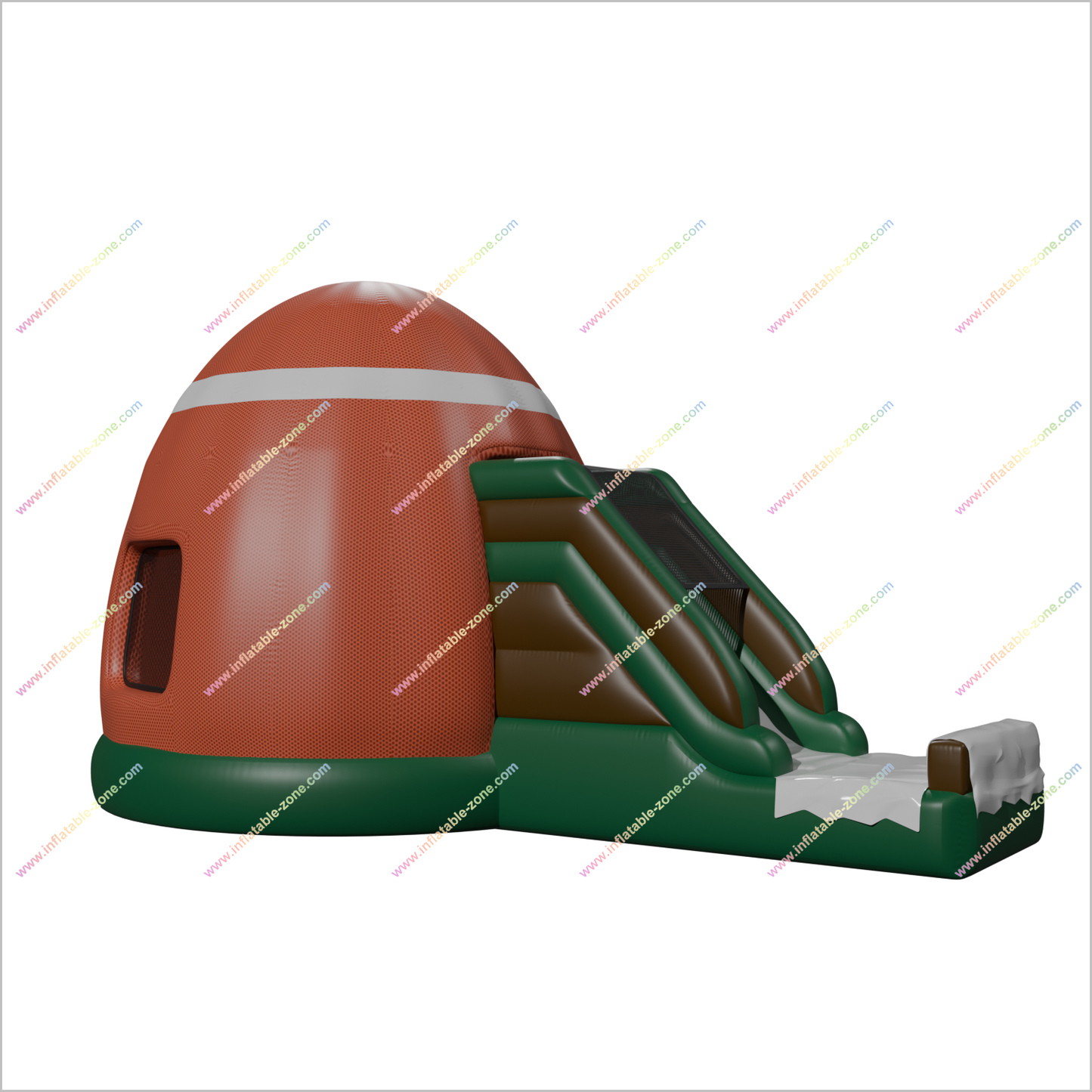 Football Combo Bounce And Slide Inflatable Games Rentals Near Me Small Bouncy Castle With Slide - Inflatable-Zone