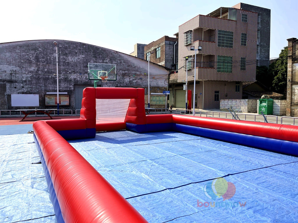 Fun Inflatable Soccer Game Field Exciting Inflatable Soccer Playground Great for Parties & Events