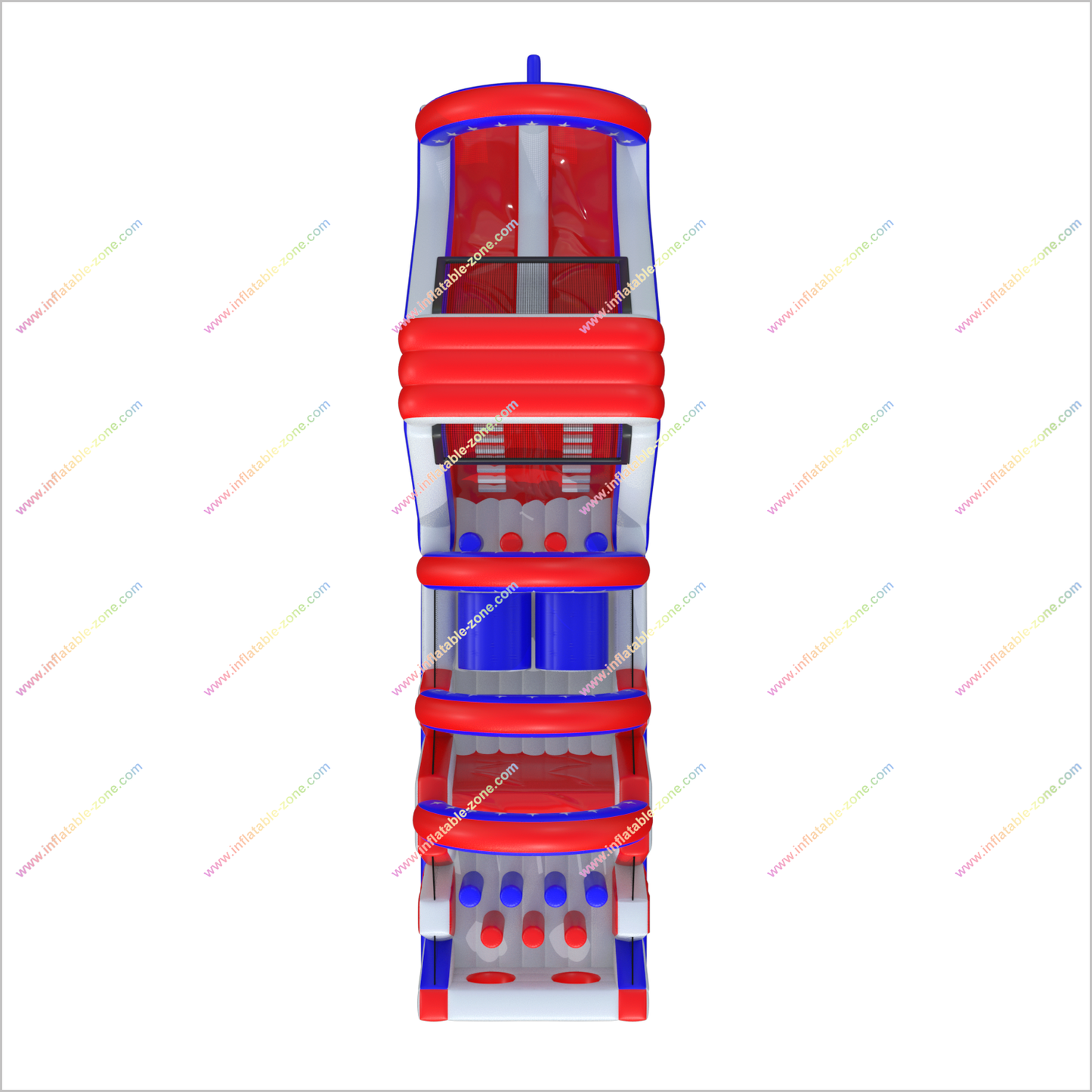 Patriotic Inflatable Adult Obstacle Course Top Rated Party Games Climb And Crawl Obstacle Course Race Near Me