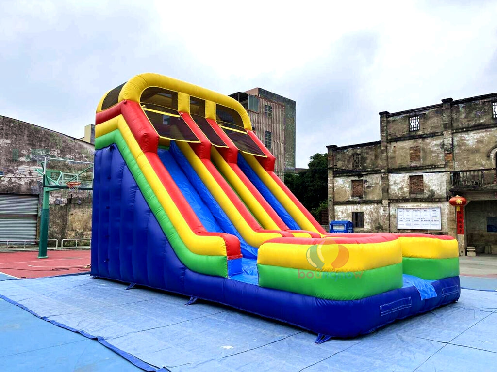 Commercial Giant Double Water Slide Safe & Fun for Summer Parties & Events