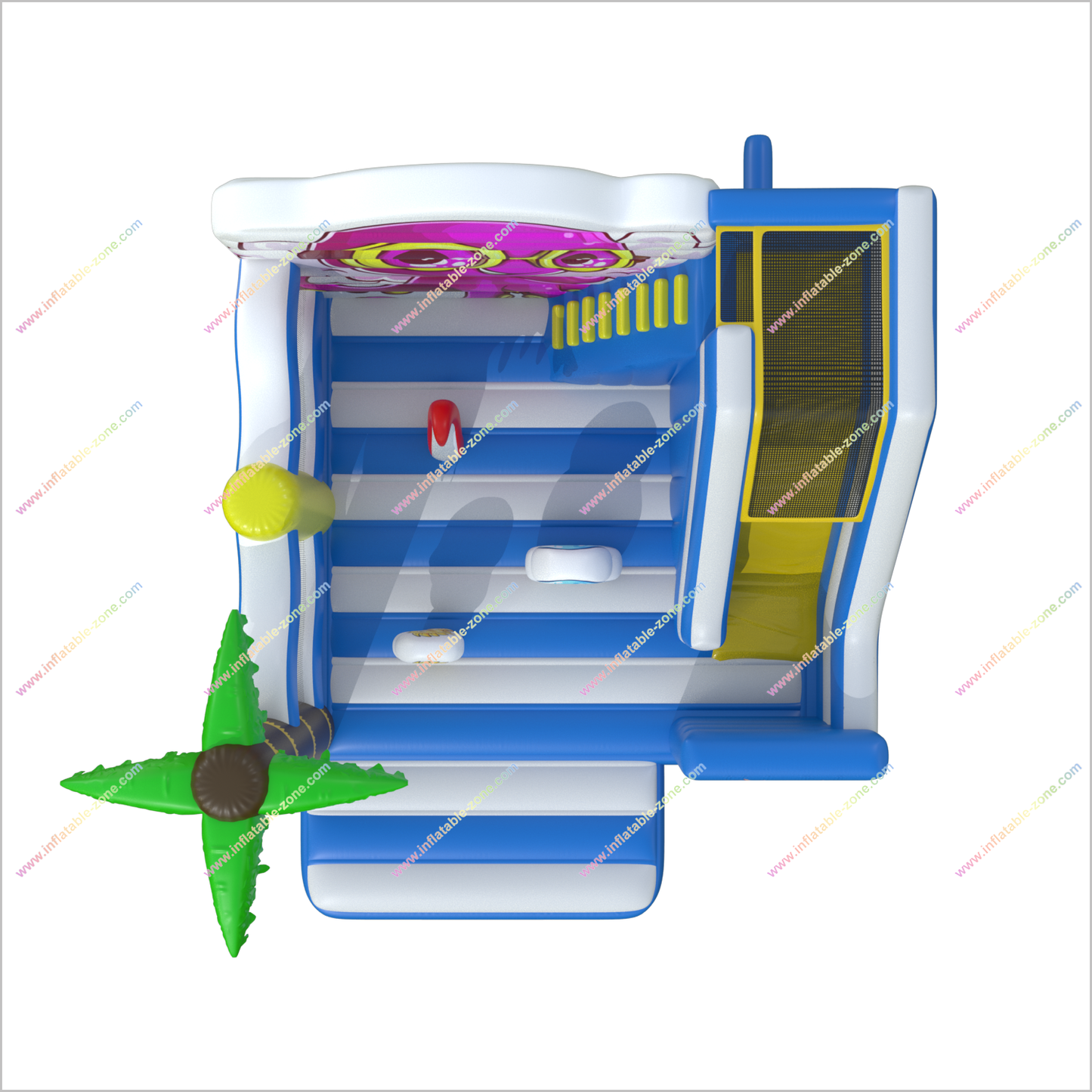 Ocean Play Indoor Playground Jump N Slide Inflatable Bouncer Holiday Combo Bouncy Slide For Hire