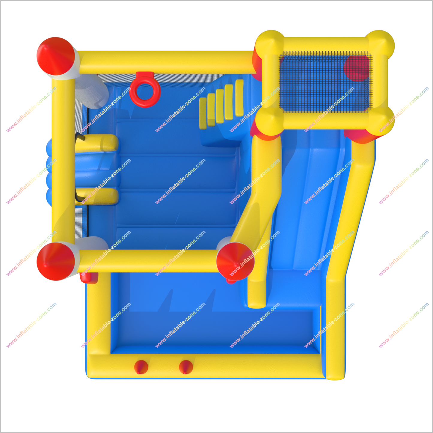 Inflatable Rocket Bouncy Castle And Ball Pit Hire Best Inflatable Bounce House With Water Slide Combo Blast