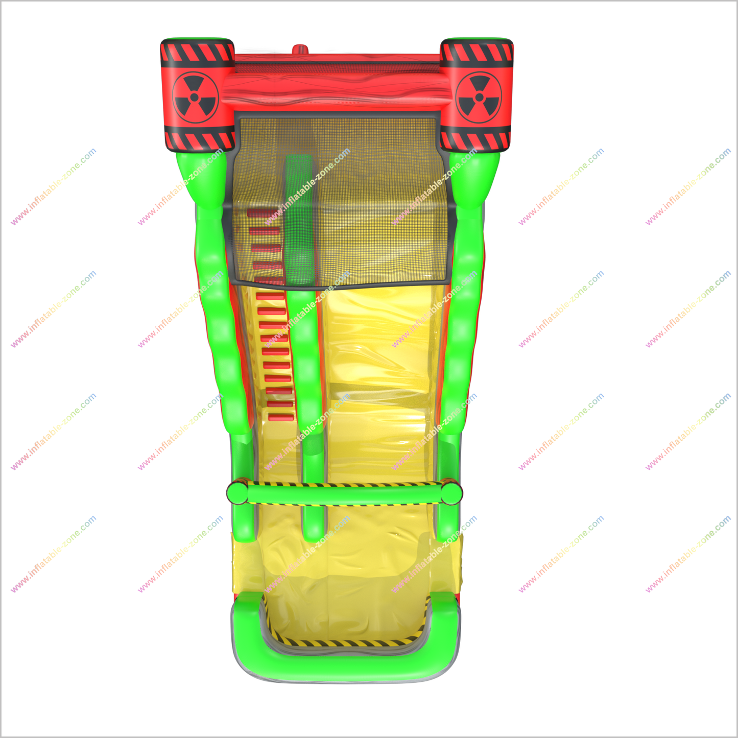 Radioactive Tall Inflatable Water Slides Childrens Garden Play Equipment Inflatable Slides For Swimming Pools