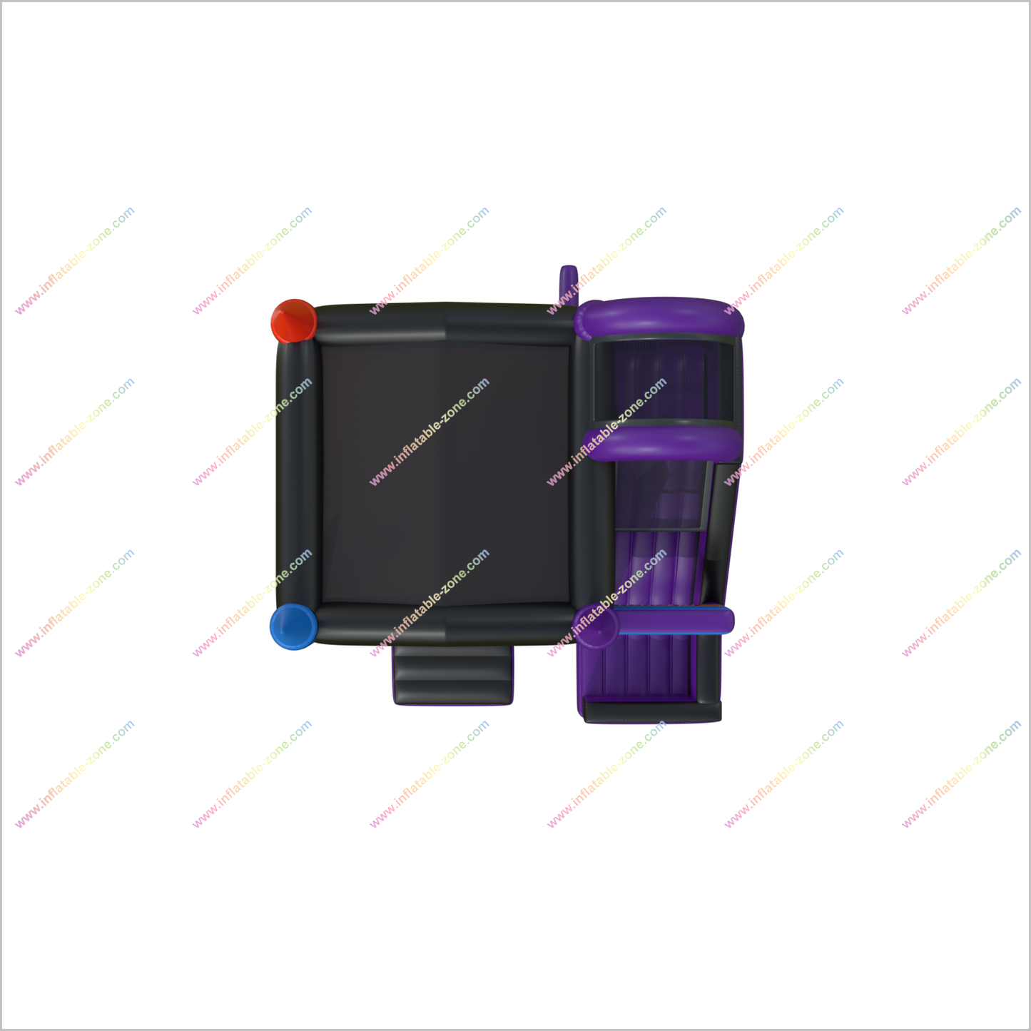 Crayon Combo Inflatable Slide Bounce House Rent Inflatables Near Me Childrens Bouncy Castle With Slide - Inflatable-Zone