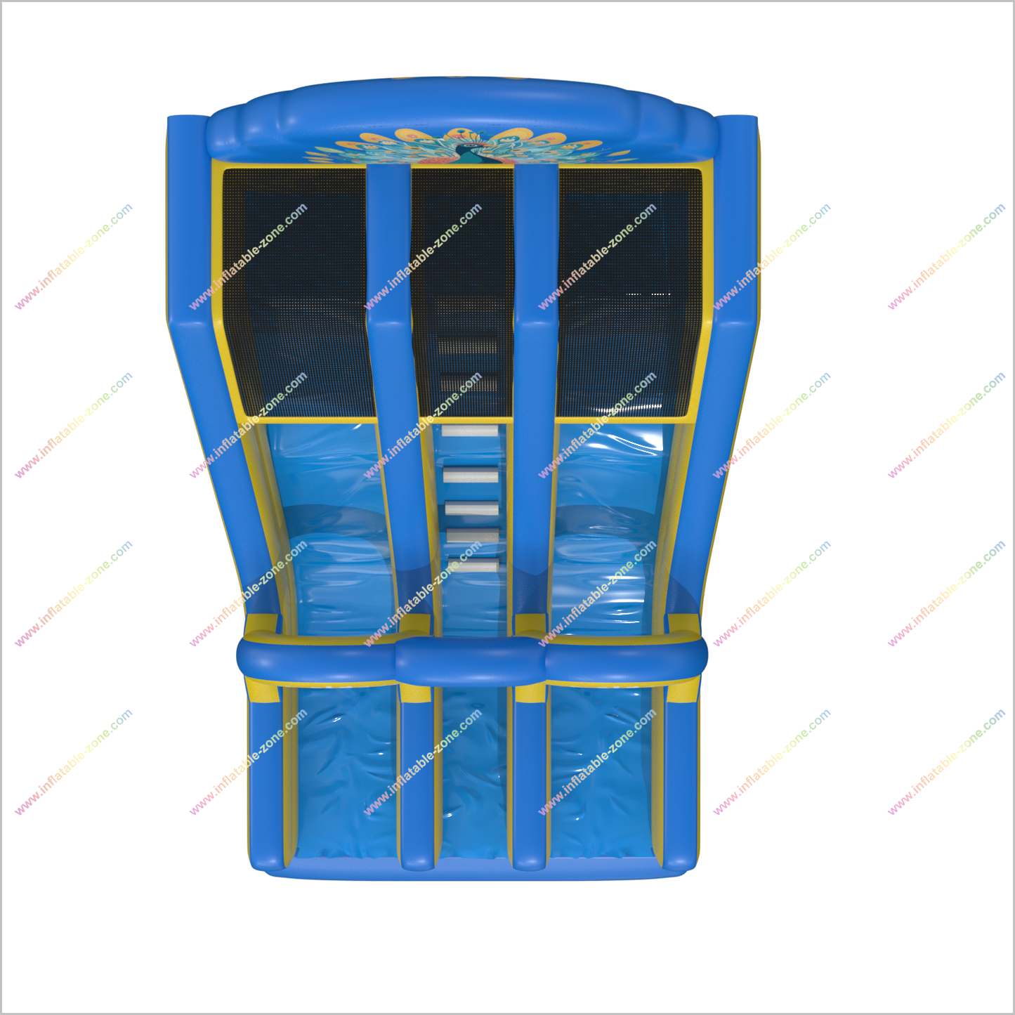 Animal Party Super Slide Inflatable Playground Outdoor Near Me Dual Lane Inflatable Slip And Slide - Inflatable-Zone
