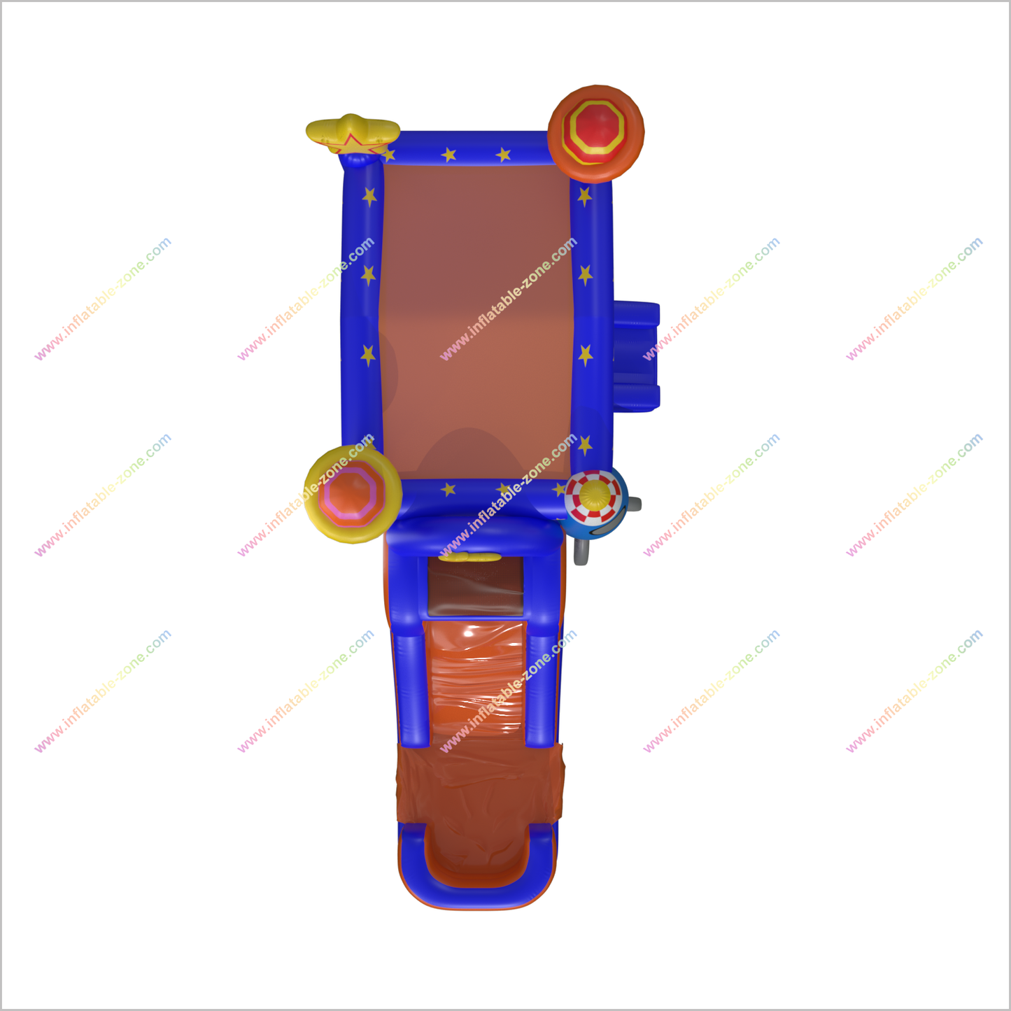 Commercial Space Inflatable Bounce House Water Slide Combo Price Fun Event Jumping Castle And Water Slide Hire - Inflatable-Zone