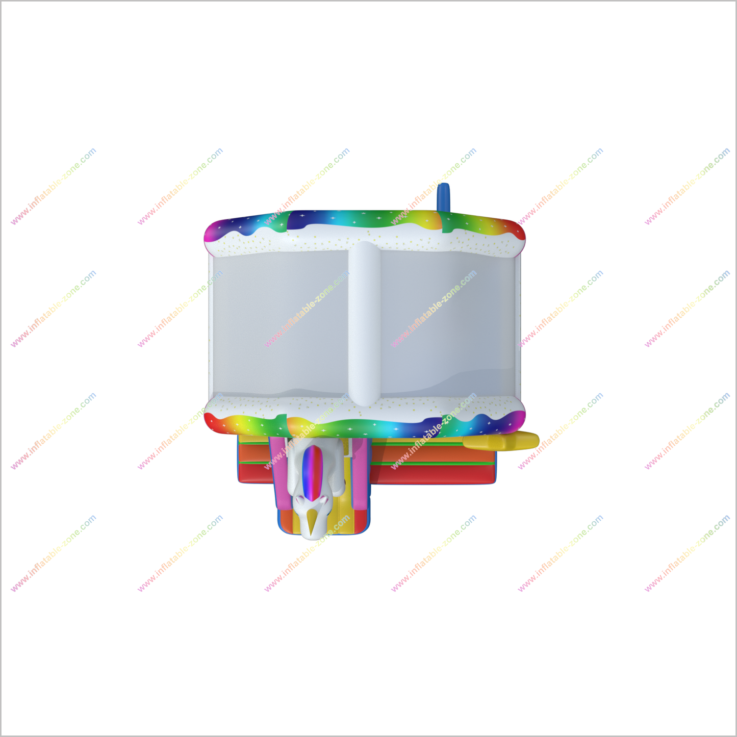 Unicorn Magical Small Bouncy Castle Slide Combo Event Bouncer And Slide Inflatable House Rental Near Me - Inflatable-Zone