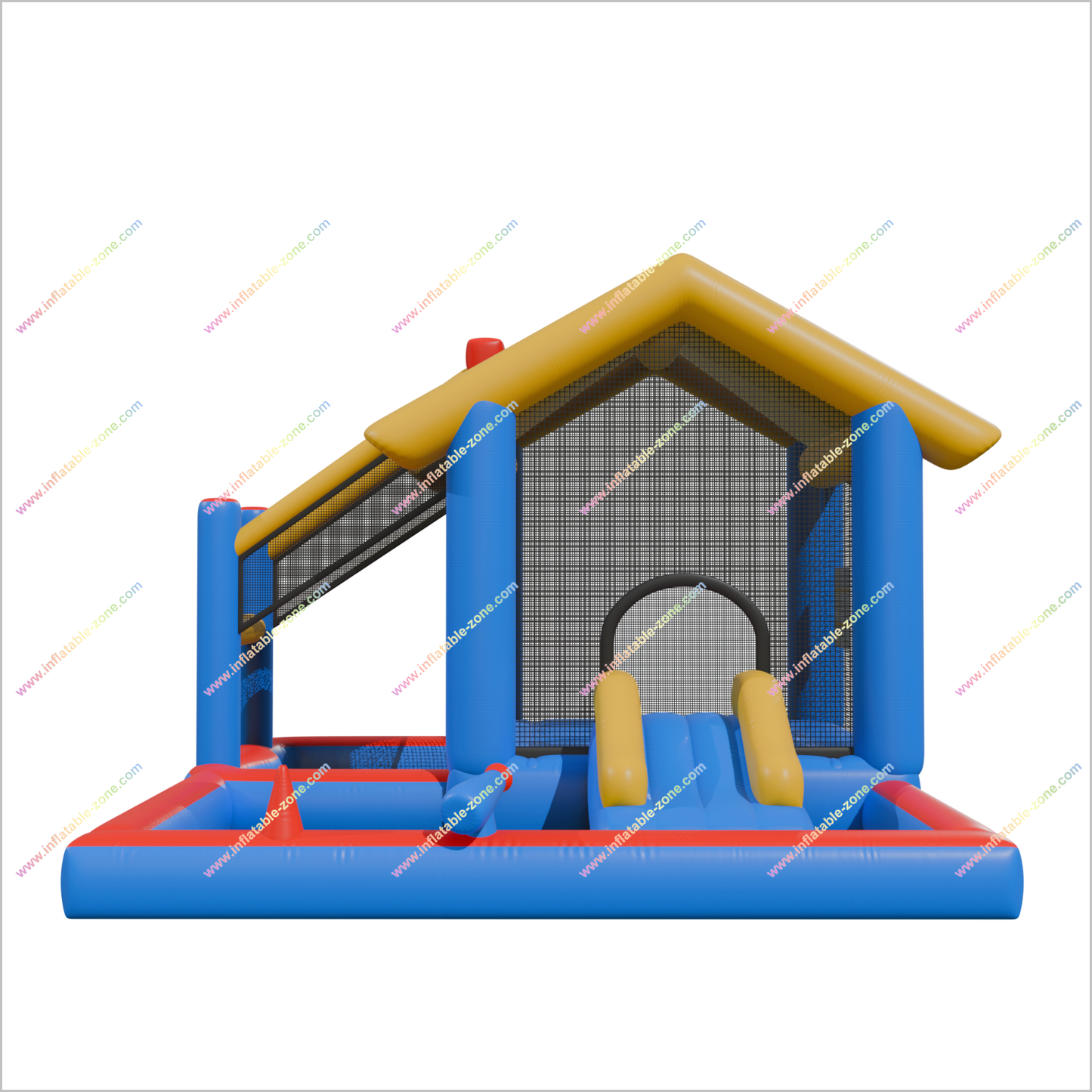 Inflatable Playhouse Indoor Mini Water Slide Blow Up Jumping House Inflatable Splash Pools Fun Activities Outside