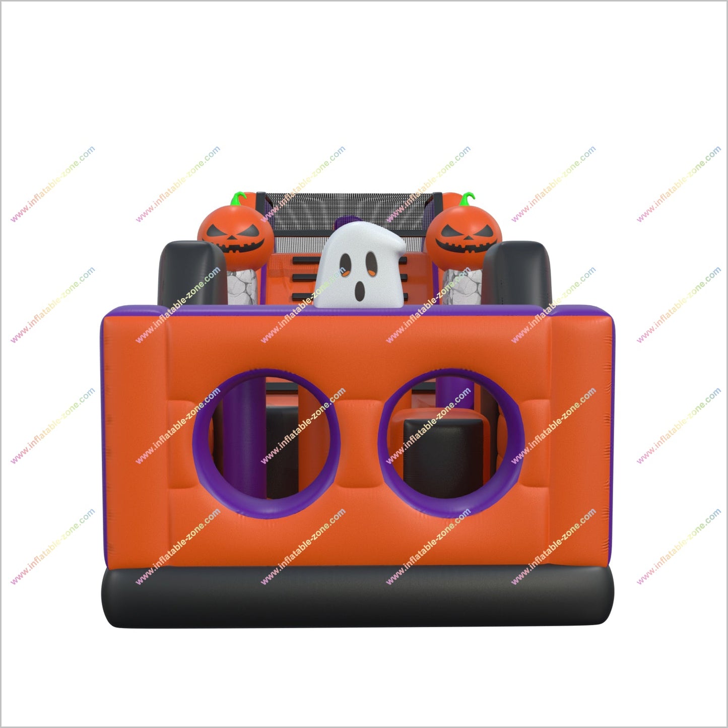 Awesome Halloween Ideas Adults Inflatable Obstacle Course Ghosts And Pumpkins Bounce House Obstacle Course For Rent