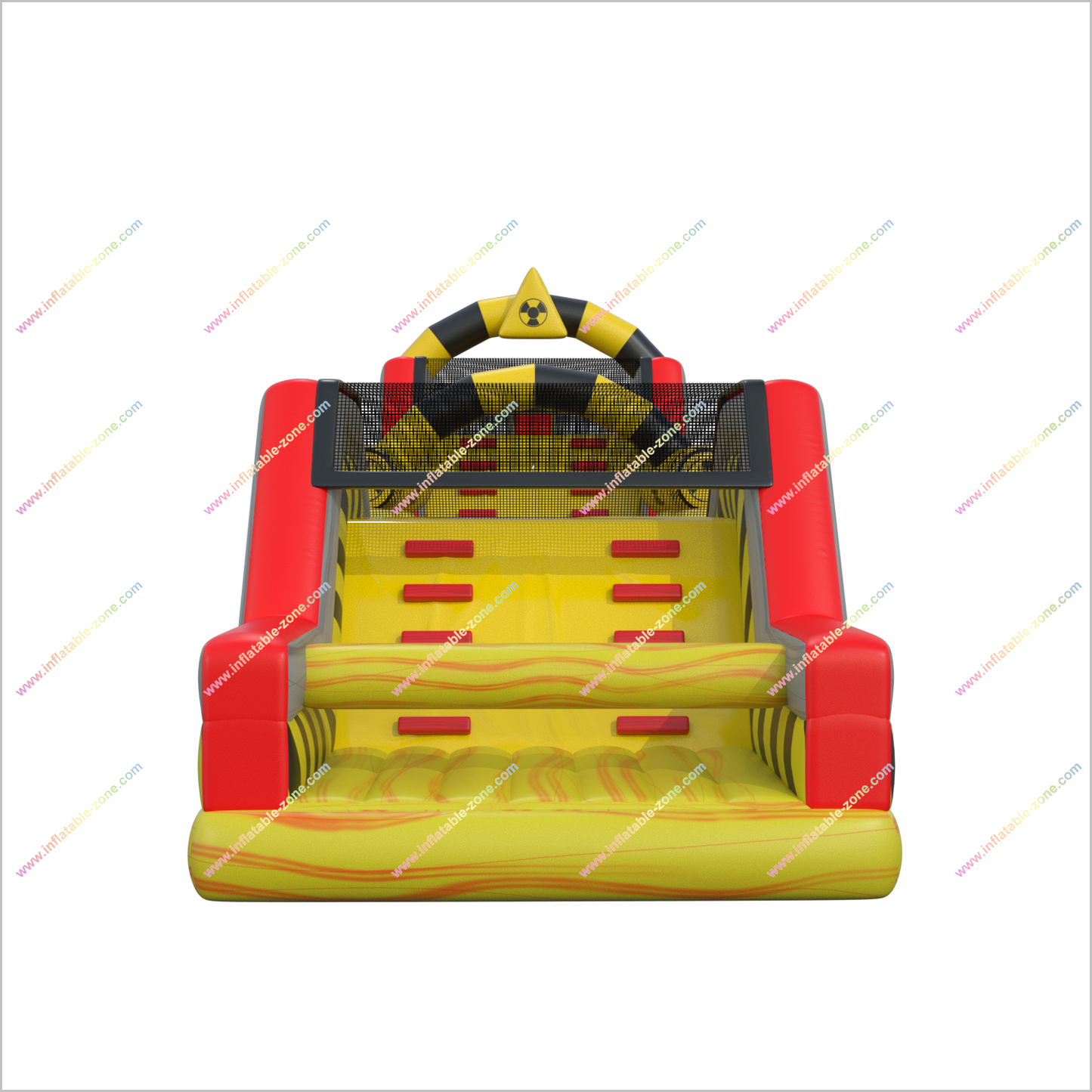 Toxic Element Inflatable Obstacle Course Indoor Play Party Interactive Run Bounce Obstacle Course For Sale