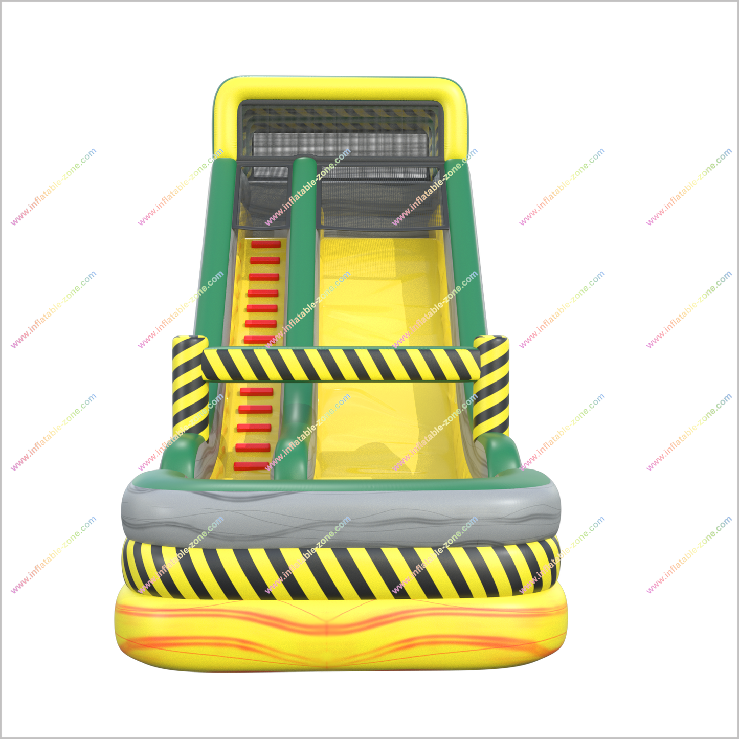 Toxic Blast Inflatable Water Slide Garden Affordable Playground Equipment Blow Up Water Slides For Pools
