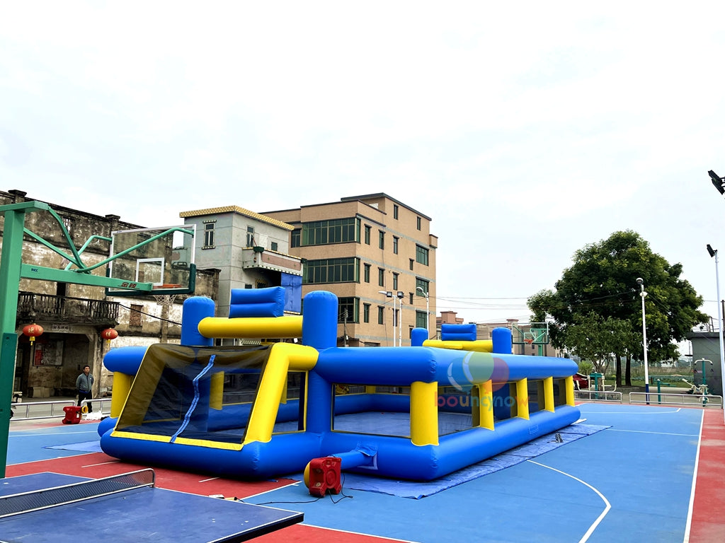 Kids Inflatable Soccer Playground Outdoor FunEquipment Great for Parties & Football Field Games