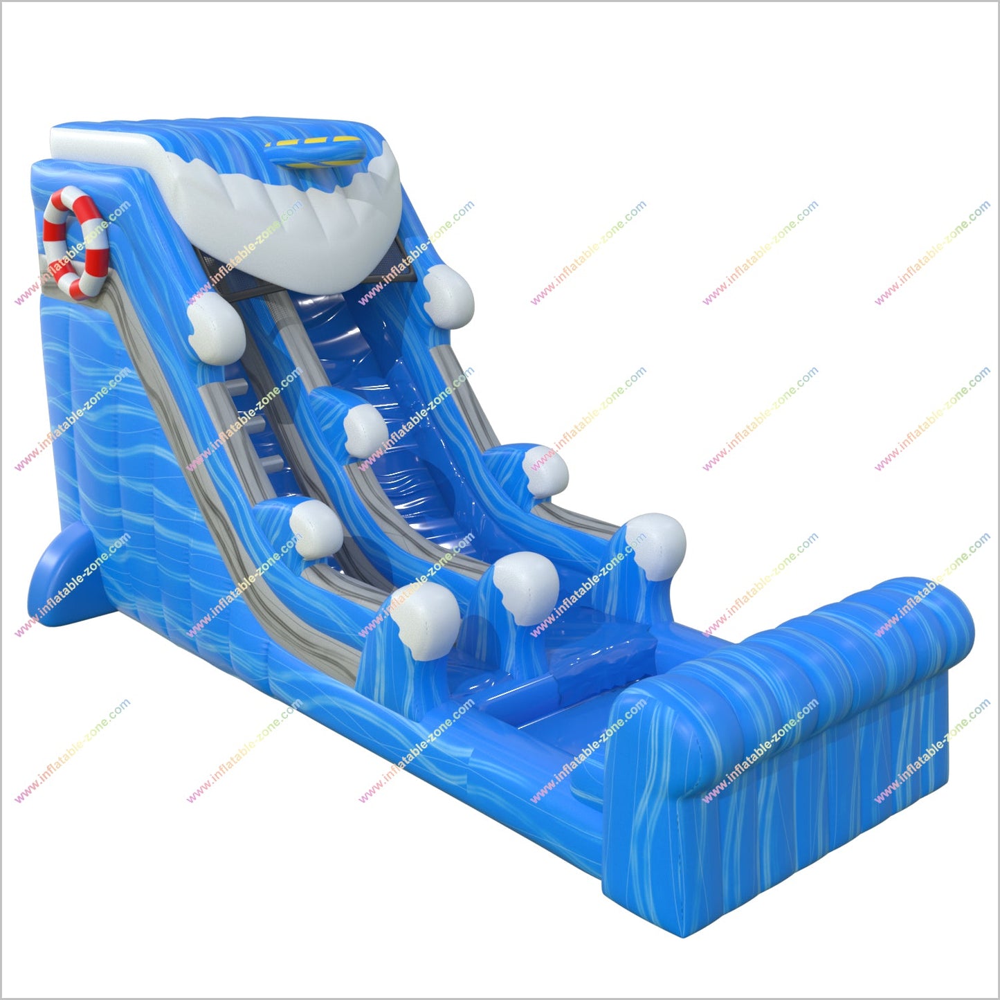 Ocean Waves Waterslides Pool Awesome Backyard Playgrounds Inflatable Water Slide Pool For Sale