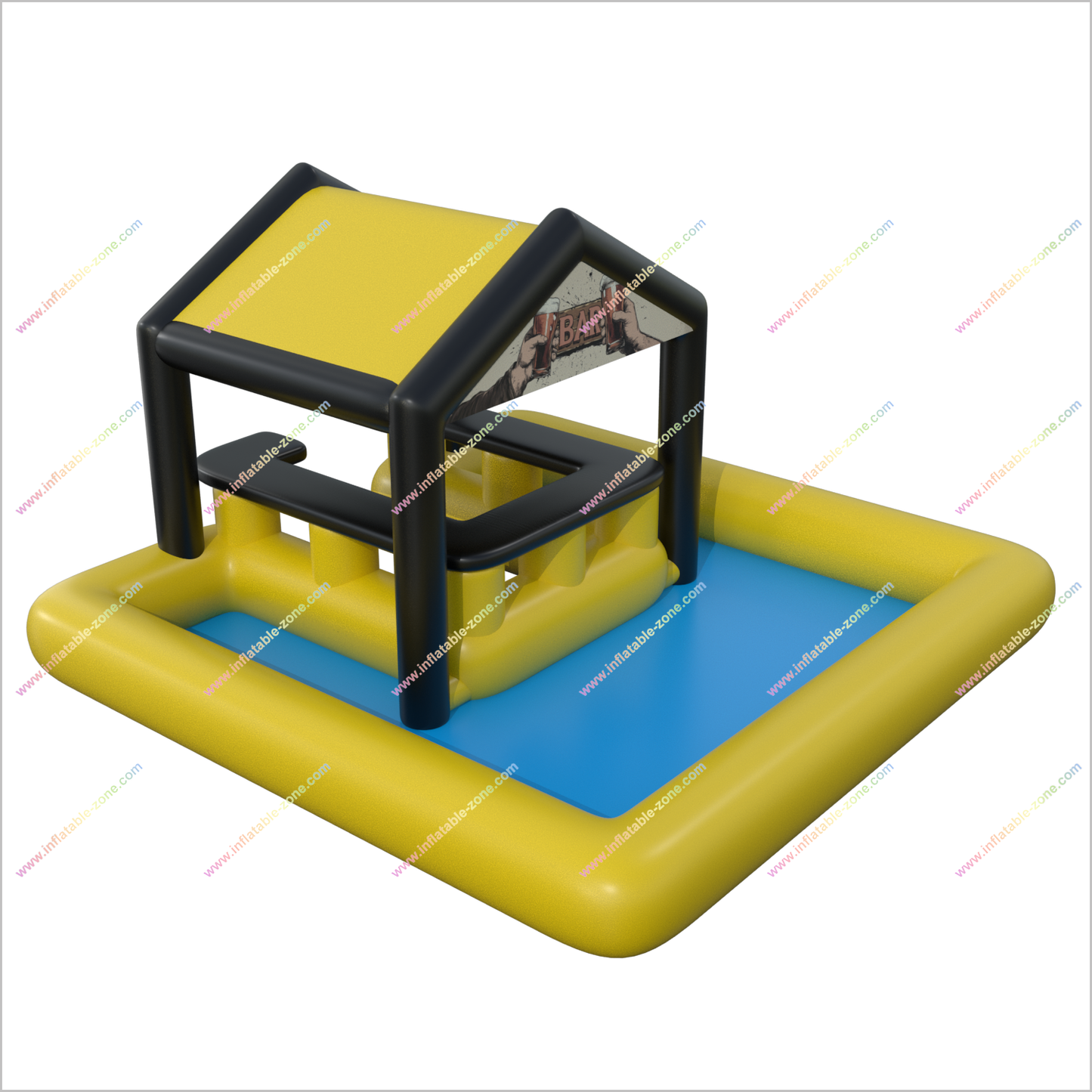 Best Portable Inflatable Pool Bar Outdoor Events Backyard Party Rental Spots Bar And Pool Table