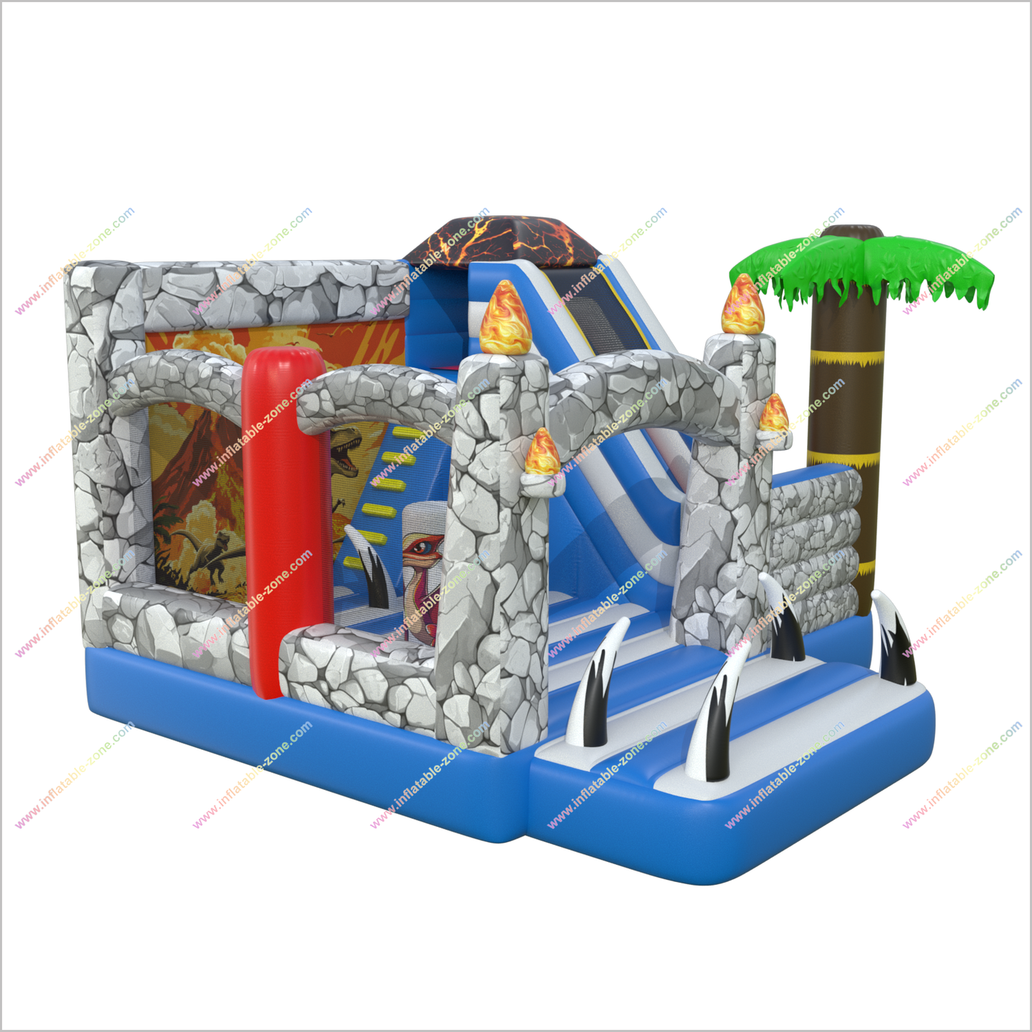 Large Inflatable Dinosaur Bouncy Castle Slide Combos Bounce Slide House Inflatable Indoor Park Near Me