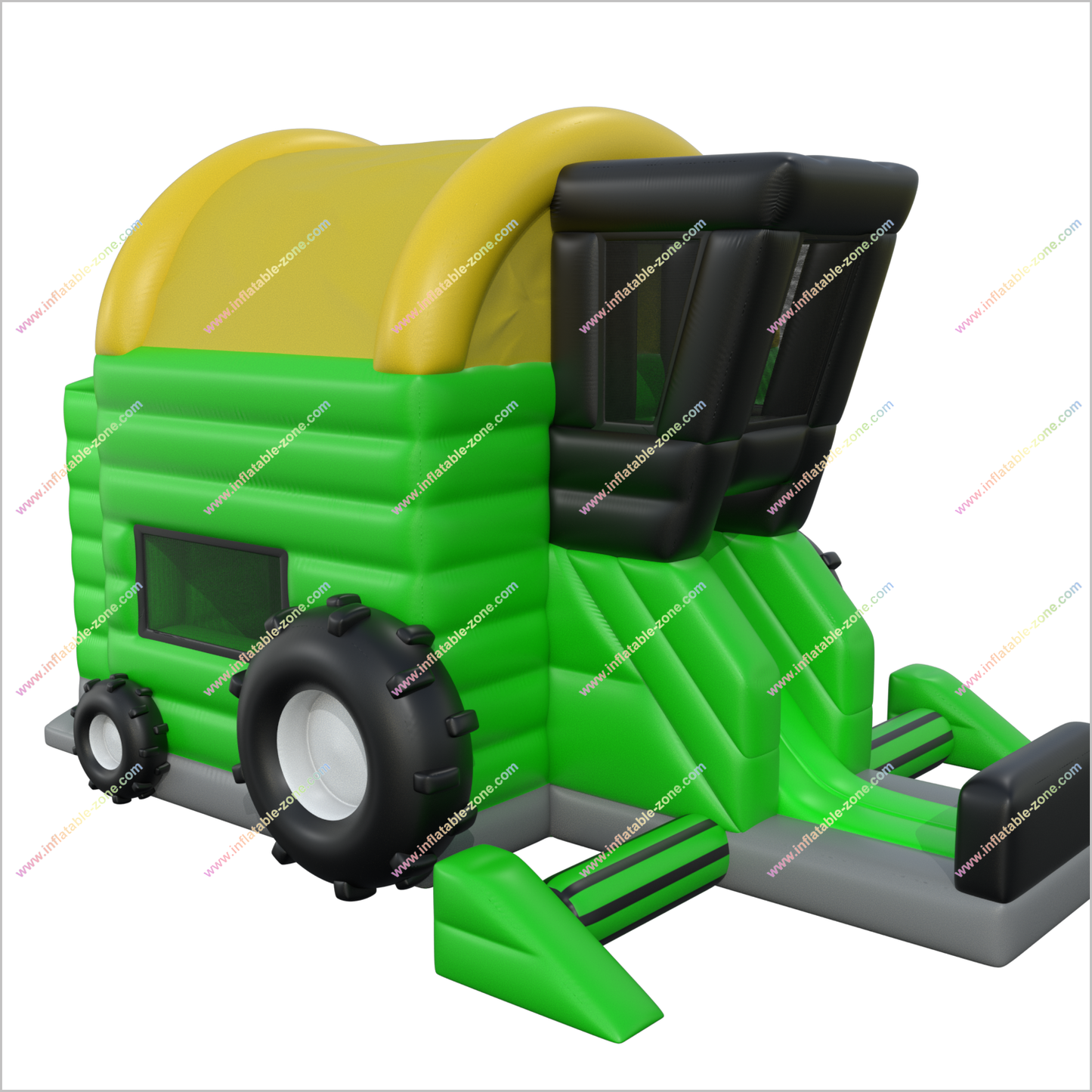 Inflatable Tractor Bounce House With Slide Rentals Outdoor Events Near Me Small Bouncy Castle And Slide Combo Perfect - Inflatable-Zone