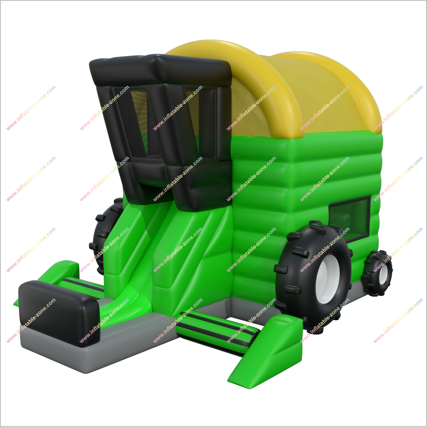 Inflatable Tractor Bounce House With Slide Rentals Outdoor Events Near Me Small Bouncy Castle And Slide Combo Perfect - Inflatable-Zone