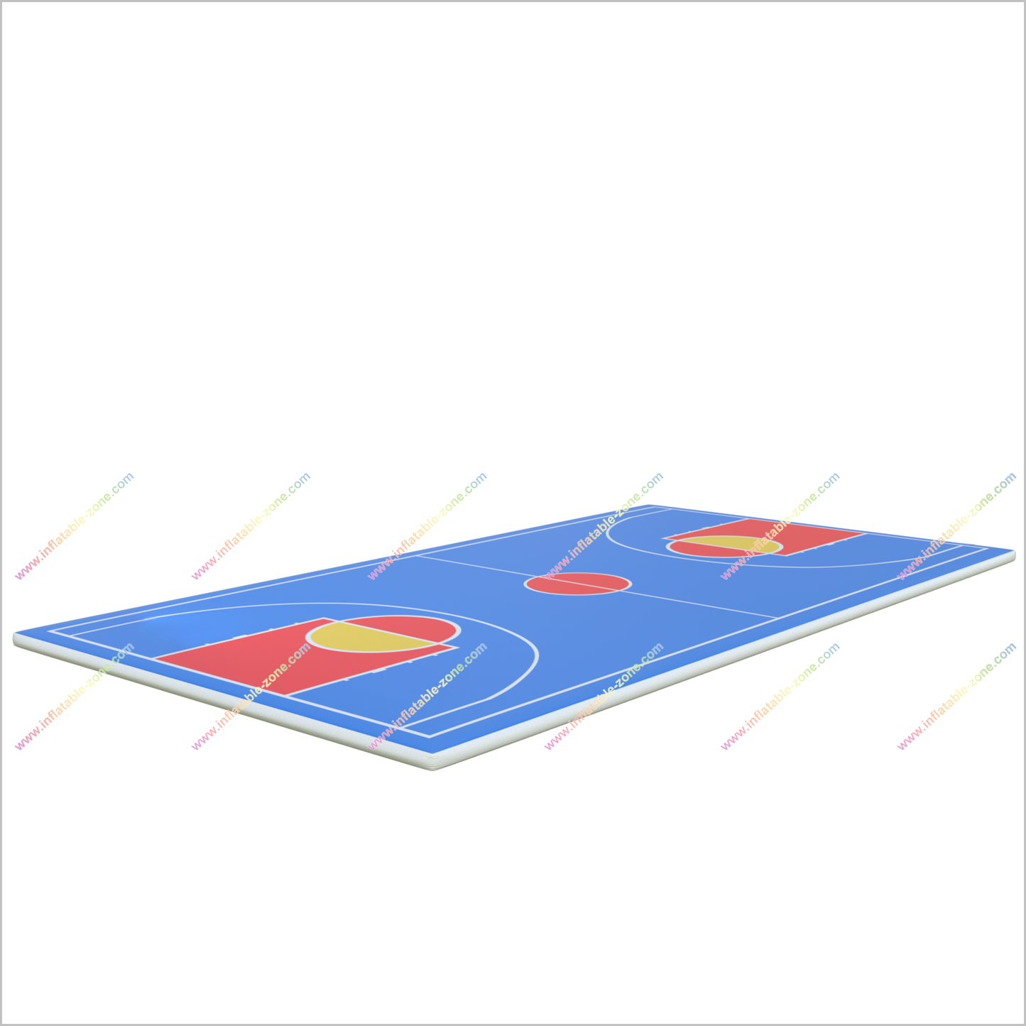 Portable Basketball Court Inflatable Gymnastics Equipment Adult Trampoline Park Inflatable Basketball Court For Sale
