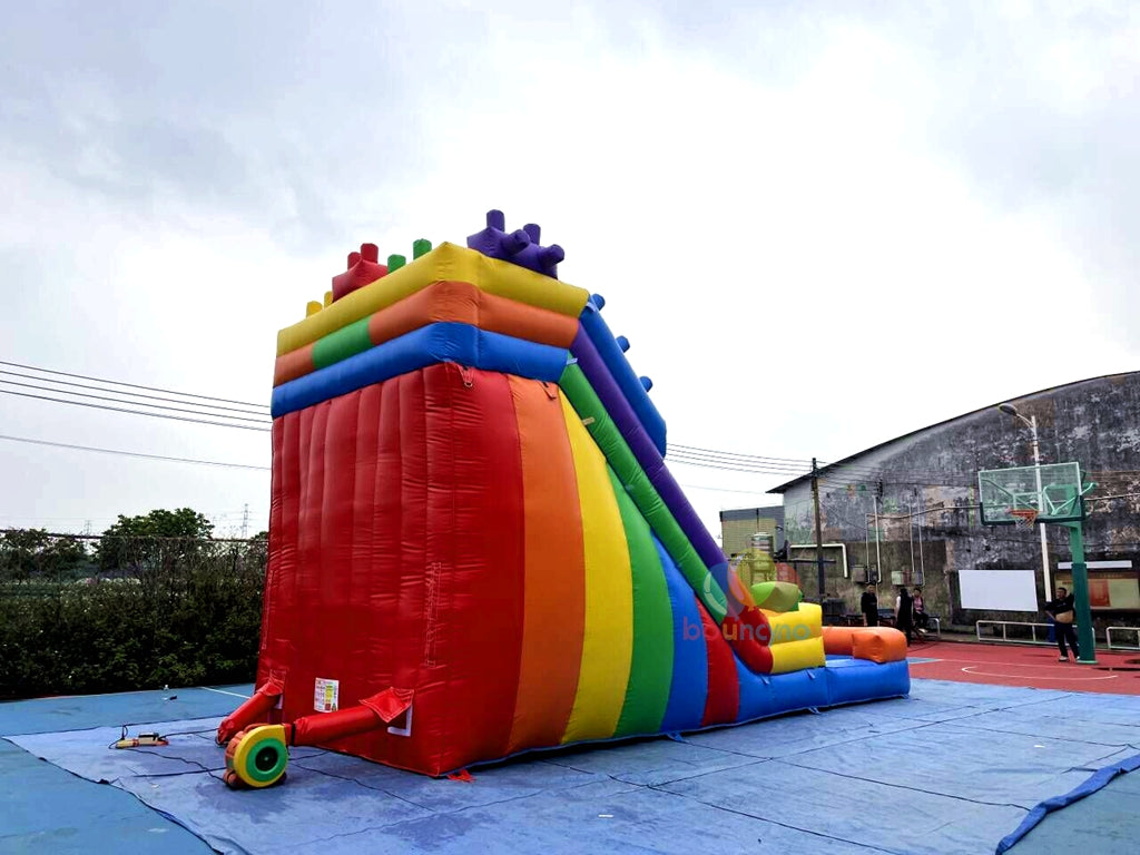 Rainbow Commercial Inflatable Water Slide Swimming Pool Perfect for Summer Events Fun for All Ages