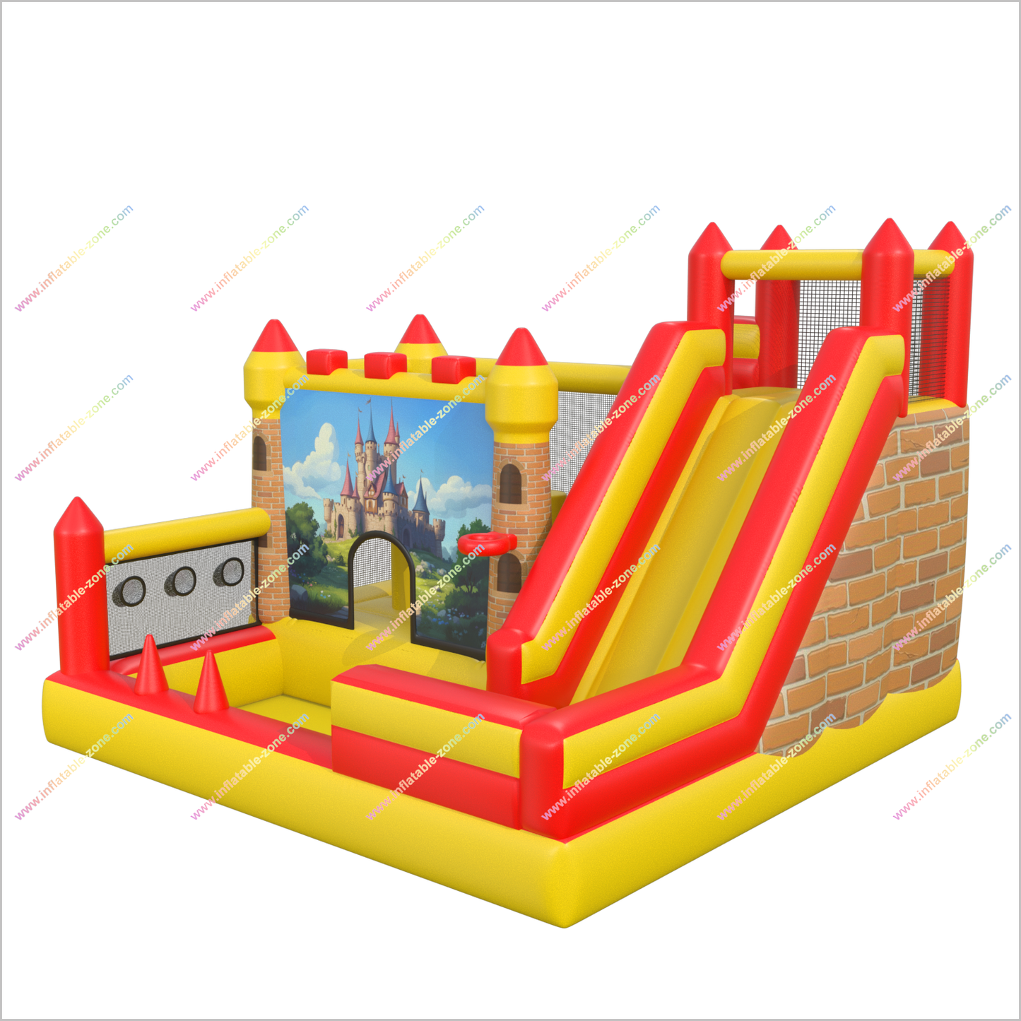 Childrens Bounce Houses Inflatable Slide Hire Near Me Party Entertainment Ideas Big Slide Bouncy Castle Combo Zone
