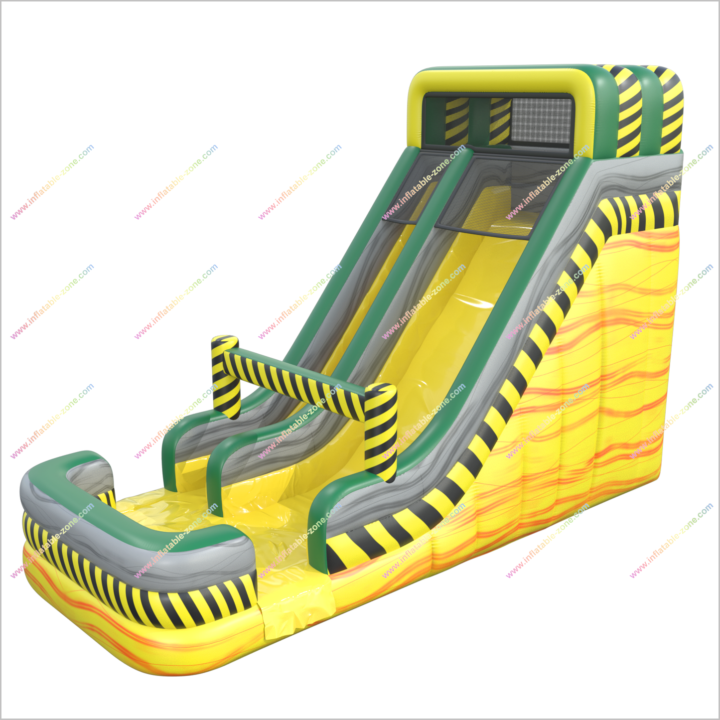 Toxic Blast Inflatable Water Slide Garden Affordable Playground Equipment Blow Up Water Slides For Pools