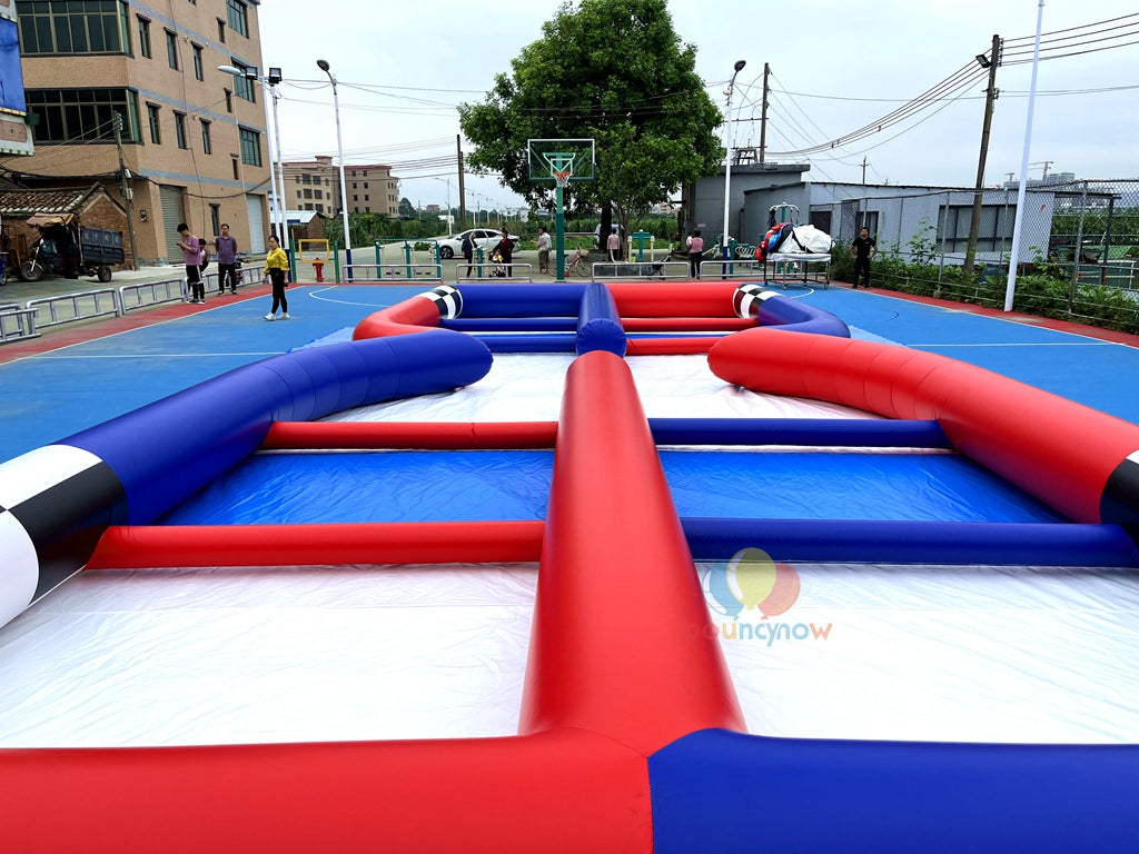 Event-Ready Inflatable Soccer Playground Inflatable Soccer Fun Arena Outdoor Excitement Fun for Everyone