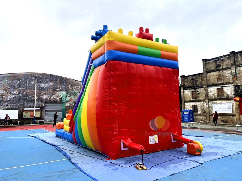 Rainbow Commercial Inflatable Water Slide Swimming Pool Perfect for Summer Events Fun for All Ages