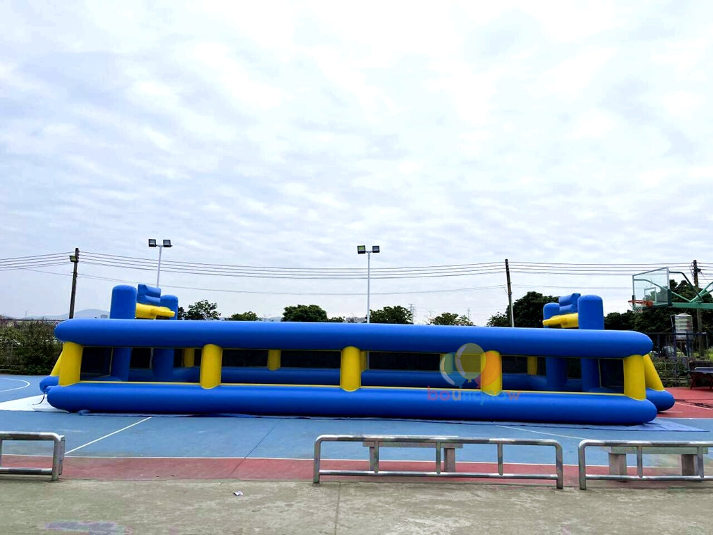 16x8M Kids Inflatable Soccer Playground Outdoor FunEquipment Great for Parties & Football Field Games