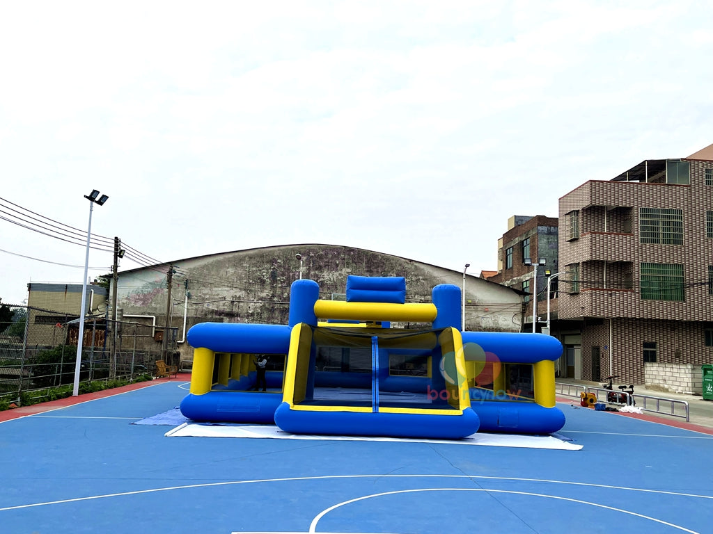 Kids Inflatable Soccer Playground Outdoor FunEquipment Great for Parties & Football Field Games