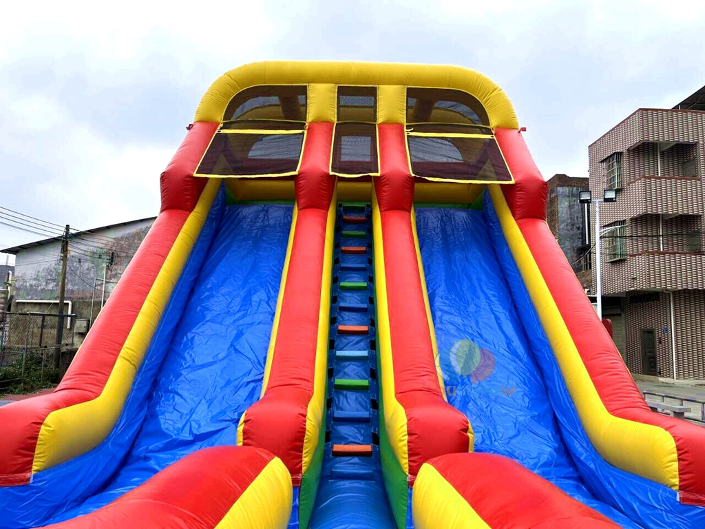 Commercial Giant Double Water Slide Safe & Fun for Summer Parties & Events