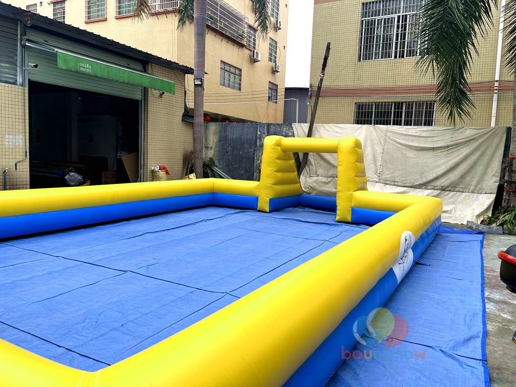 Fun Inflatable Soccer Game Field Exciting Inflatable Soccer Playground Great for Parties & Events