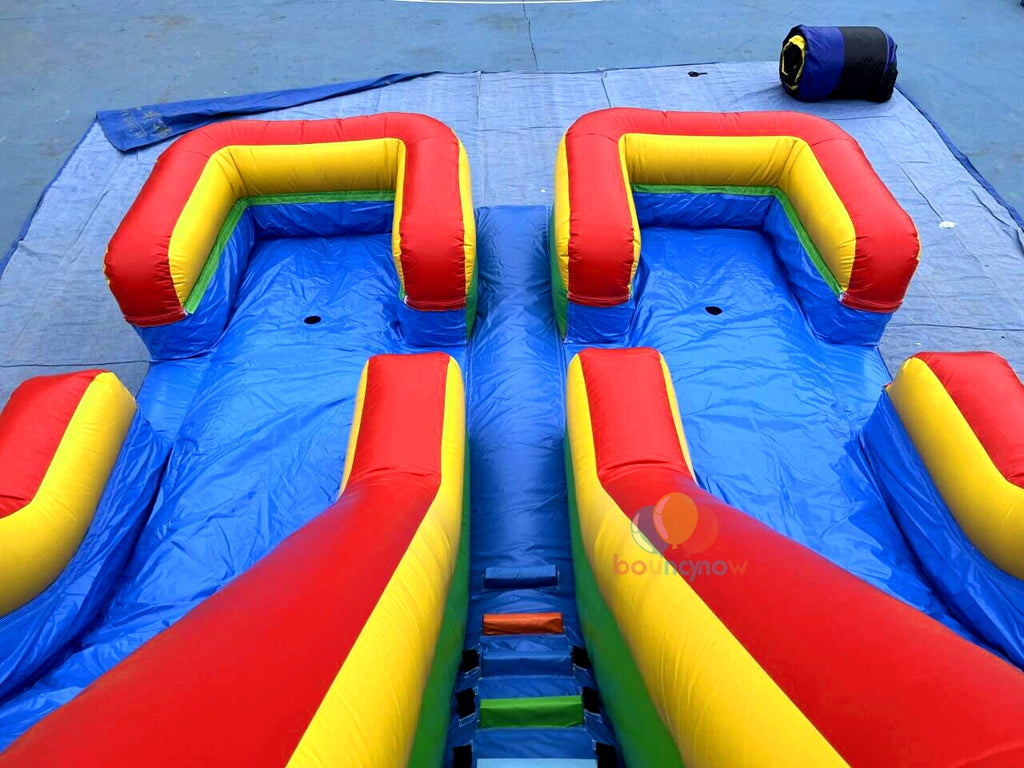 Commercial Giant Double Water Slide Safe & Fun for Summer Parties & Events