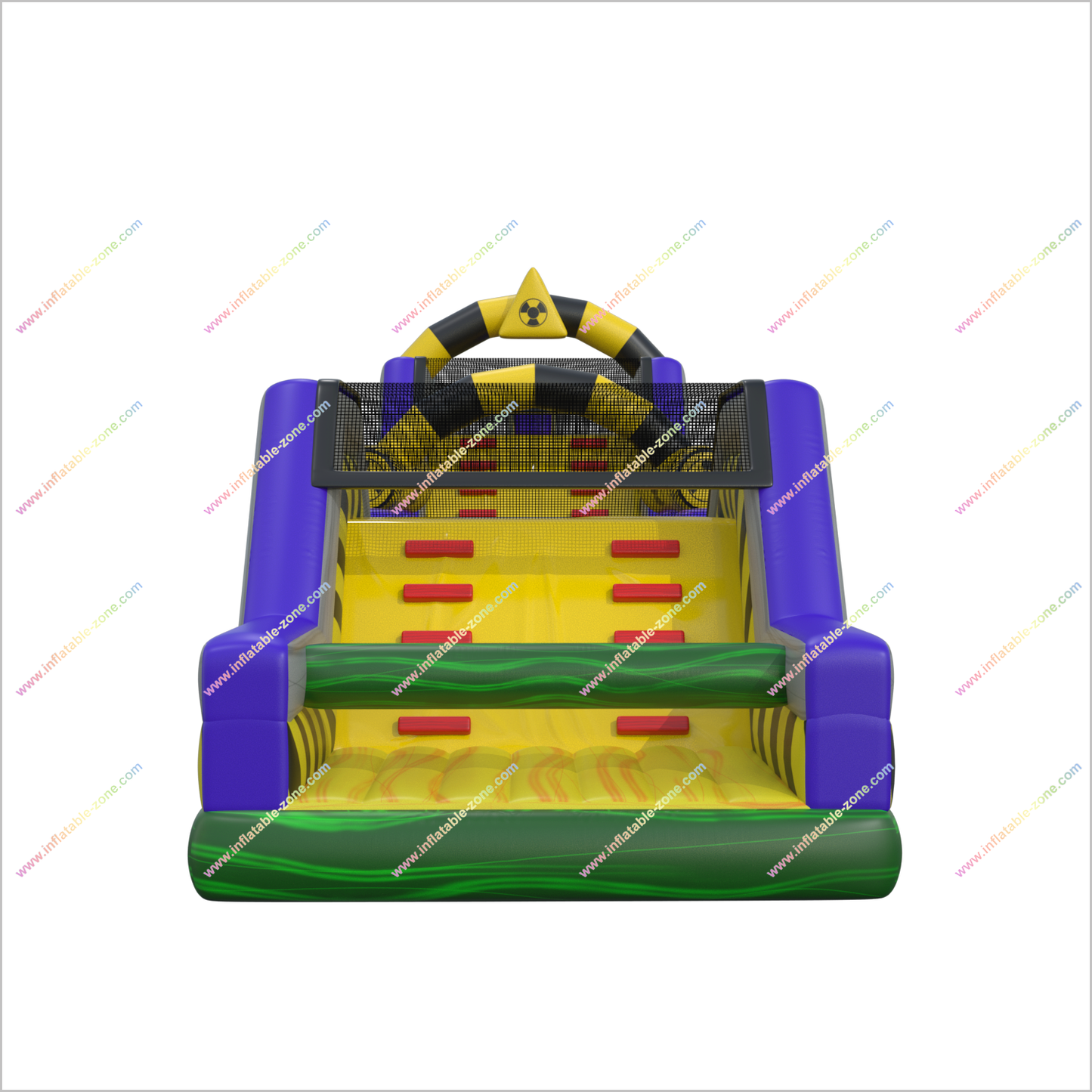 Toxic Party Huge Obstacle Course Commercial Run Massive Inflatable Obstacle Course Challenges Games For Adults