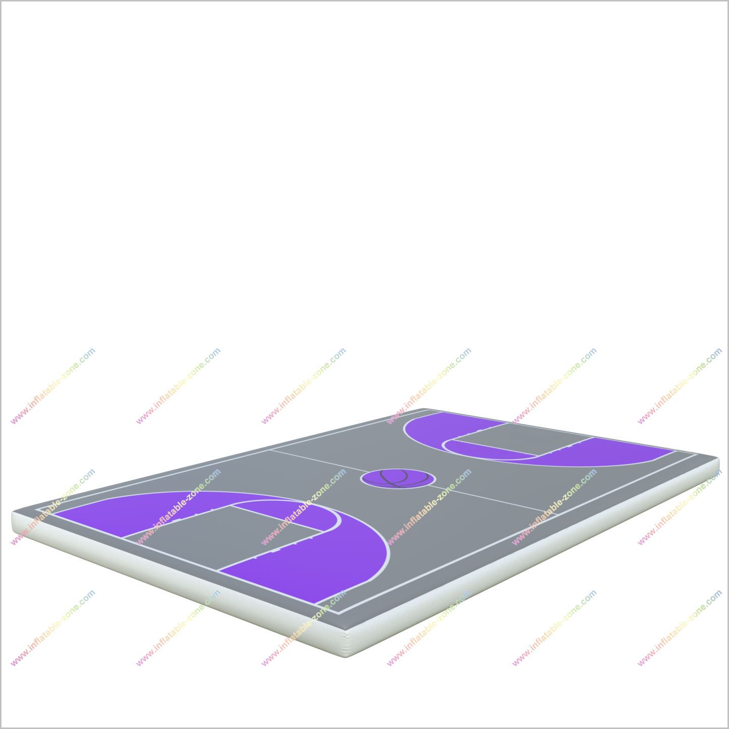 Outdoor Basketball Court Gymnastics Sports Basketball Court Inflatable Air Mat Basketball Sport Court