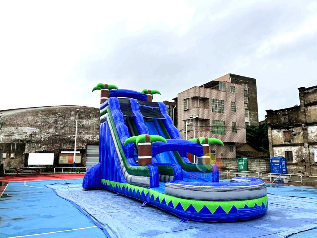 Outdoor Inflatable Water Slide Rentals Adults Games Water Slide Easy to Inflate and Durable