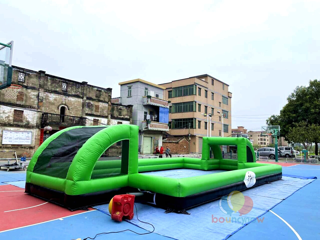 Outdoor Fun High-Quality Giant Inflatable Soap Soccer Field Perfect for Kids & Adults Sports