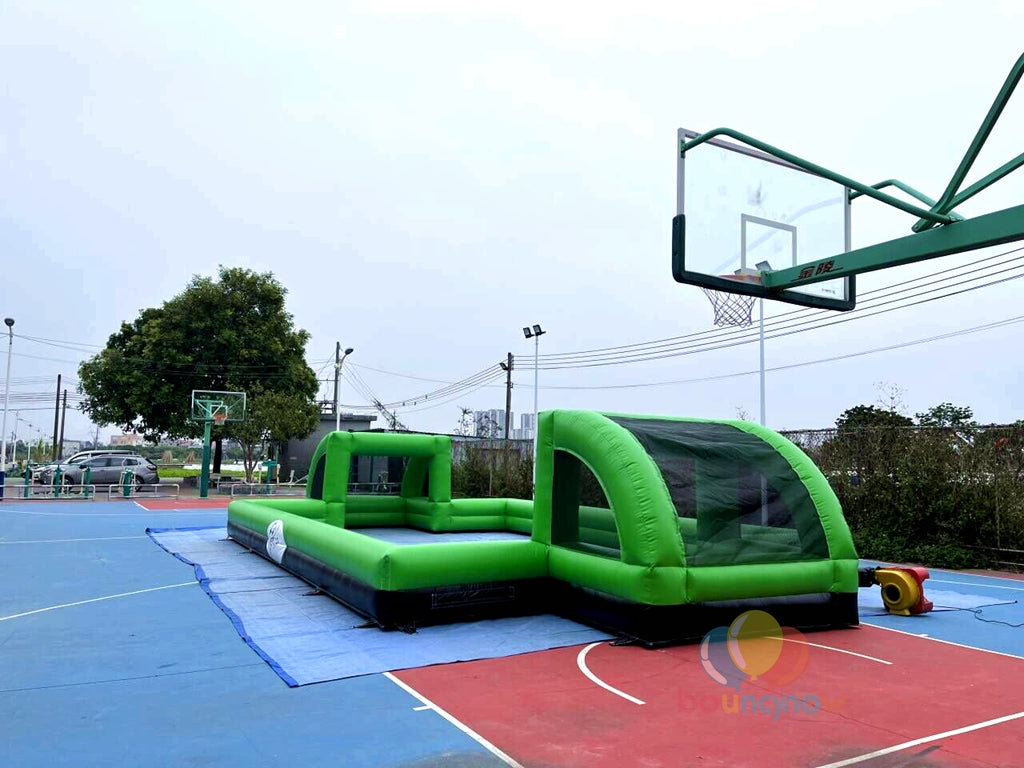 Outdoor Fun High-Quality Giant Inflatable Soap Soccer Field Perfect for Kids & Adults Sports