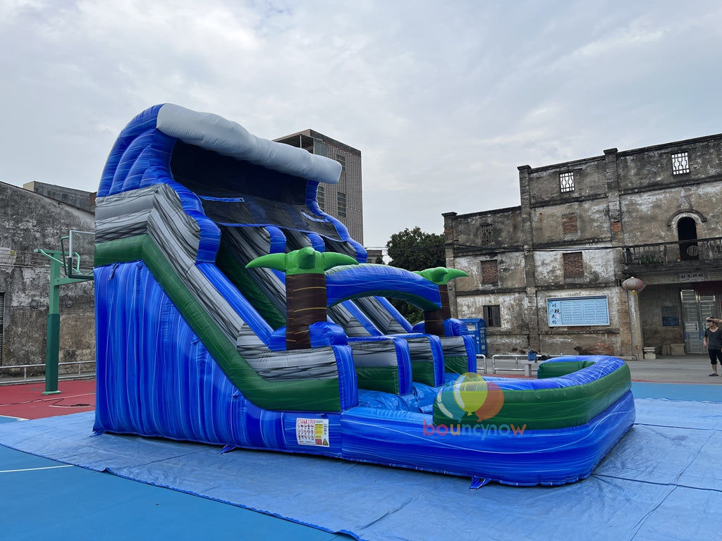 Fun Jumnps Water Slide Bounce House Kids Outdoor Inflatable Fun Bouncy Castle Party