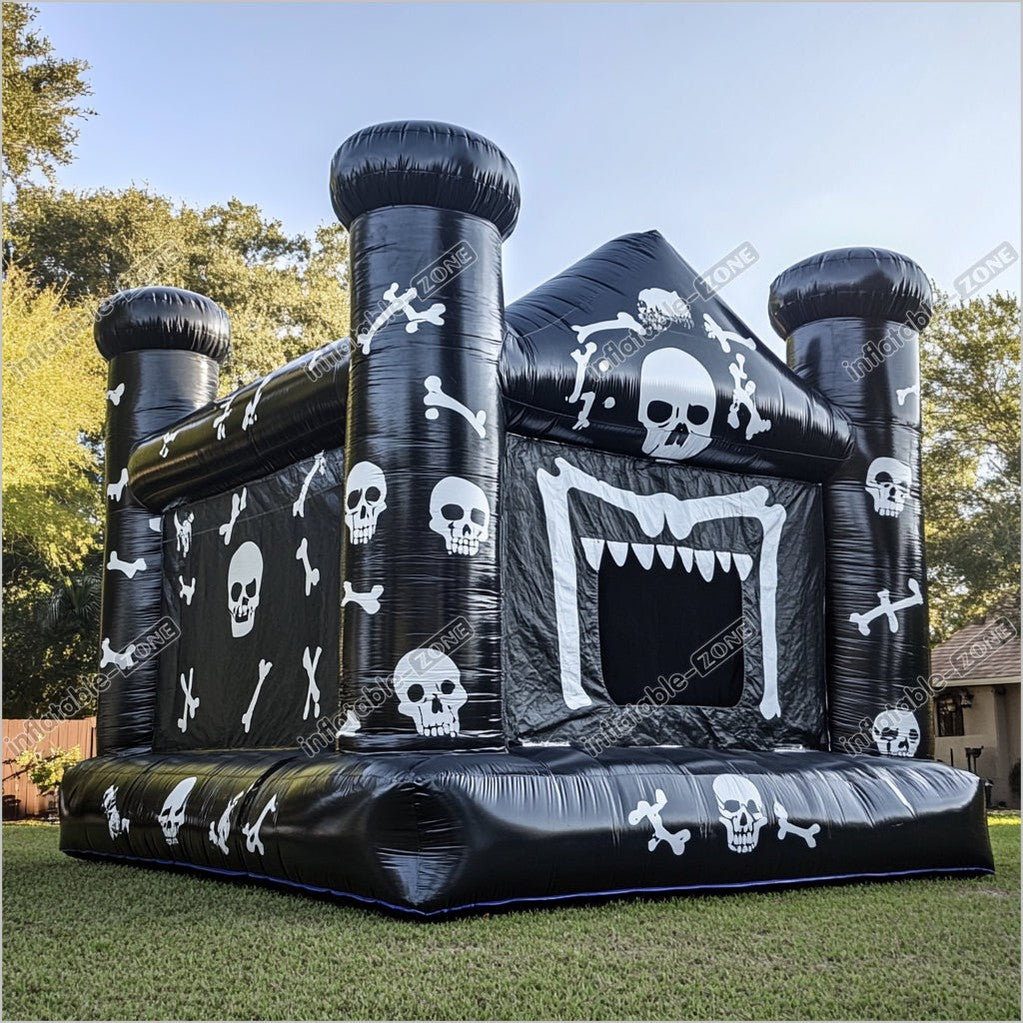 Halloween Outdoor Inflatables Skull Bouncy Castle Backyard Games Bounce House Places Near Me - Inflatable-Zone