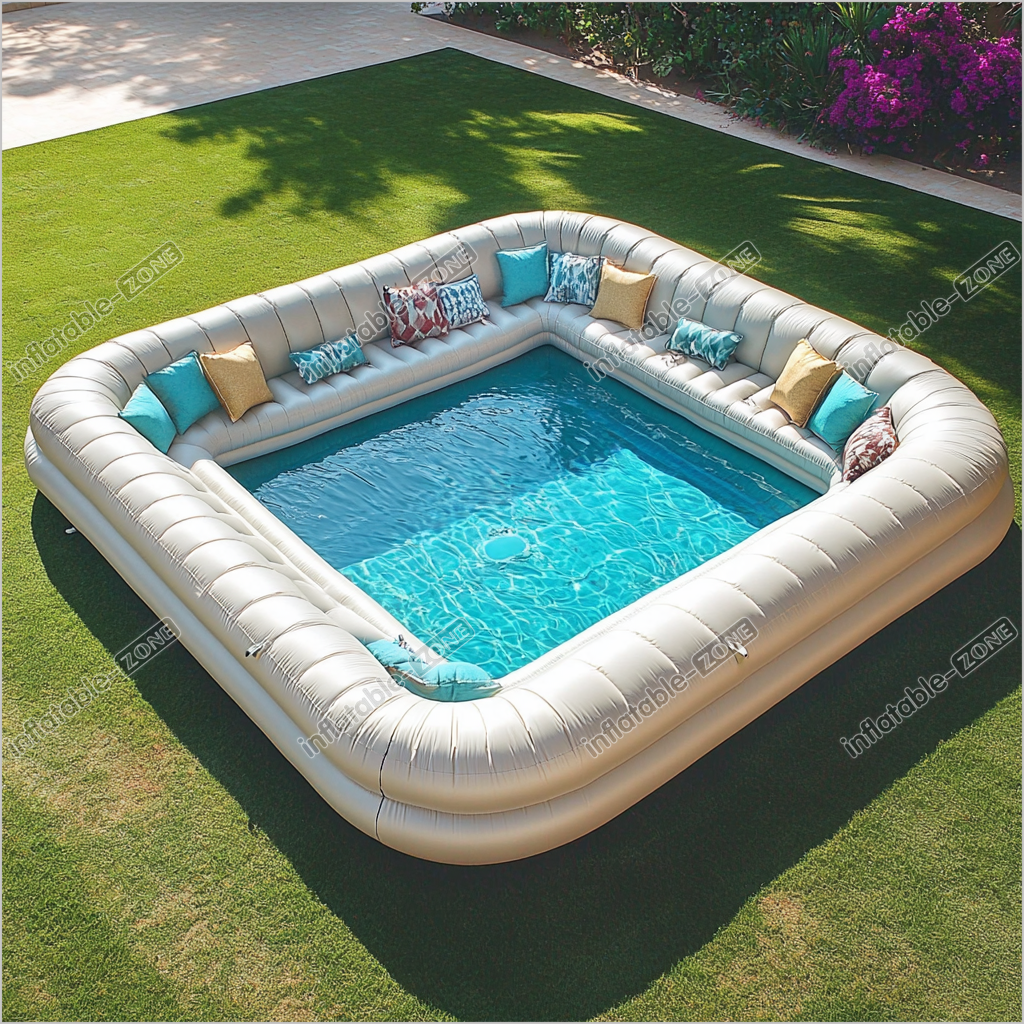 Best Inflatable Sofa Pool Outdoor Playhouse Equipment Inflatable Pool Sofa Party Entertainment For Adults - Inflatable-Zone