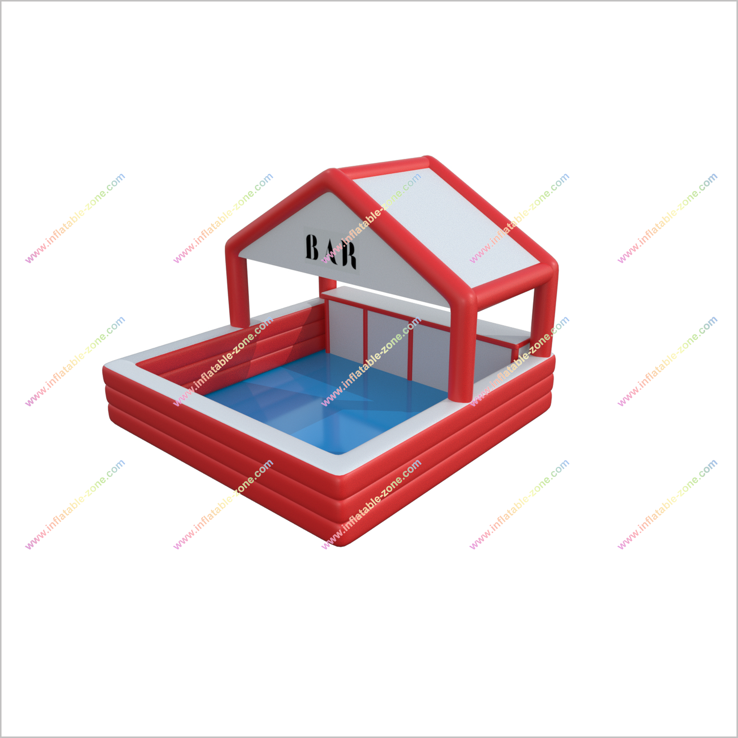 Inflatable Floating Pool Bar Blow Up Pool Bar Inflatable Swim Up Bar - Inflatable-Zone