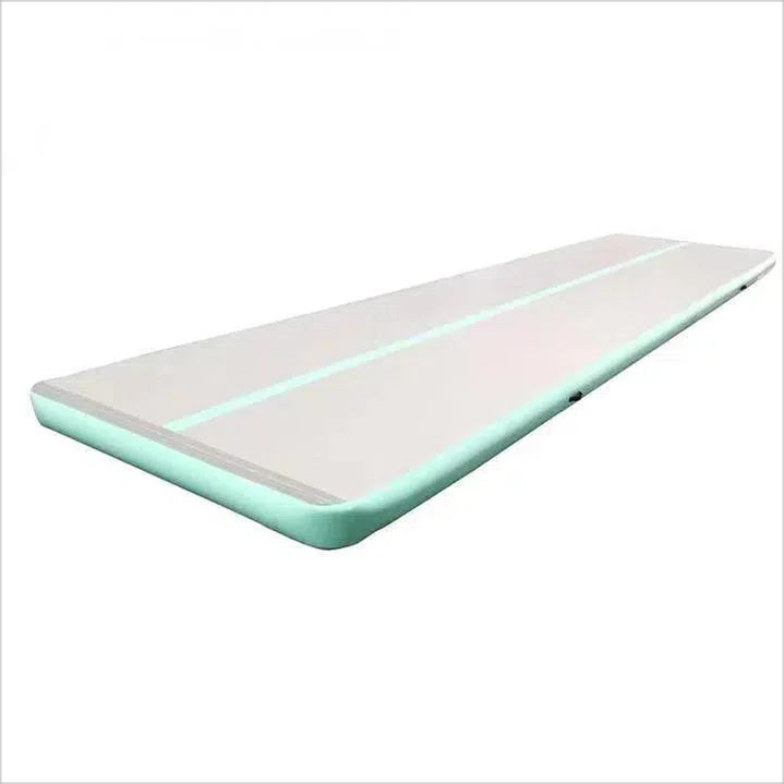 Mint Green Air Tumble Track Cheerleaders Mat - Inflatable-Zone